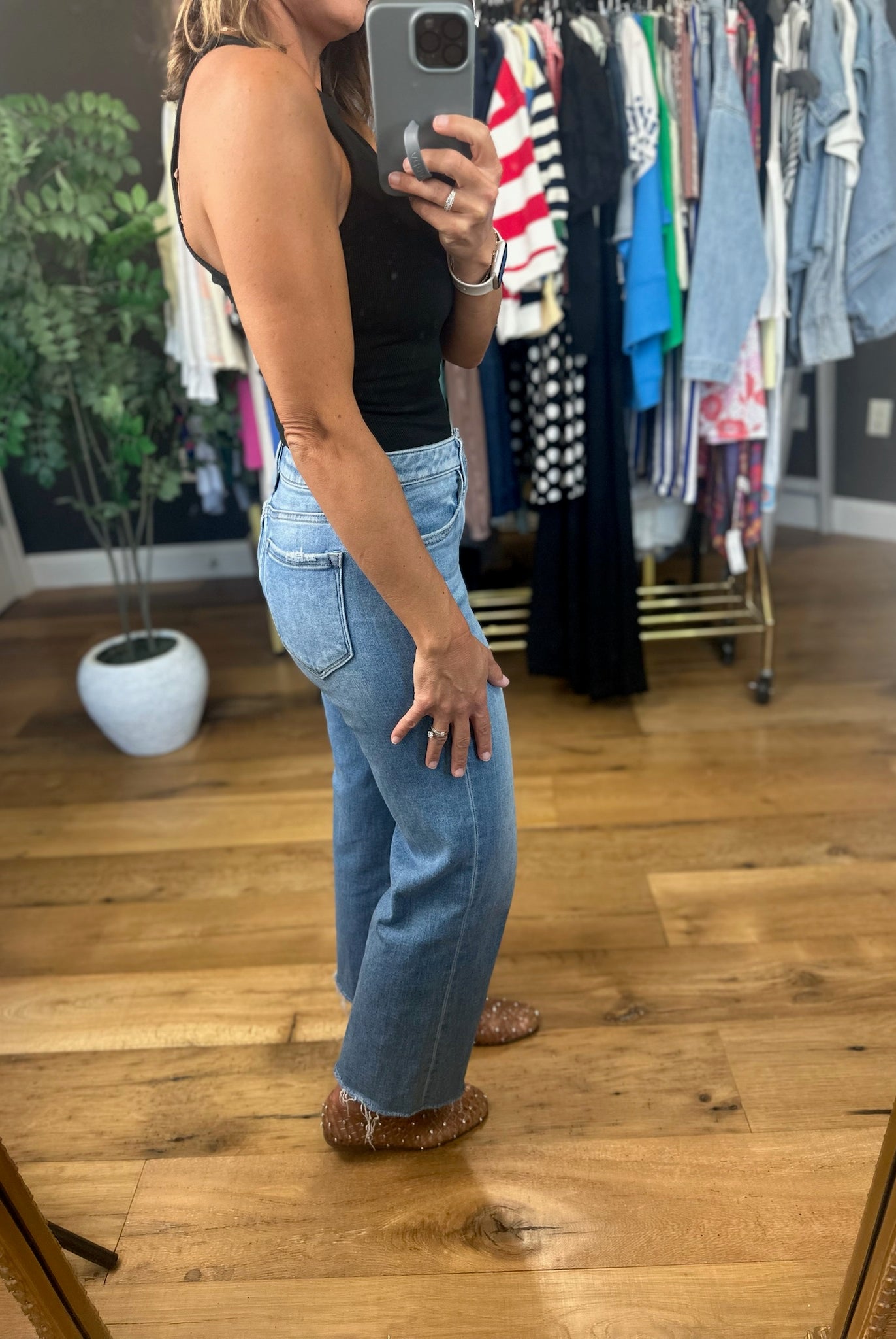 **Half Of Me High-Neck Bodysuit-Sleeveless-By Together-Anna Kaytes Boutique, Women's Fashion Boutique in Grinnell, Iowa