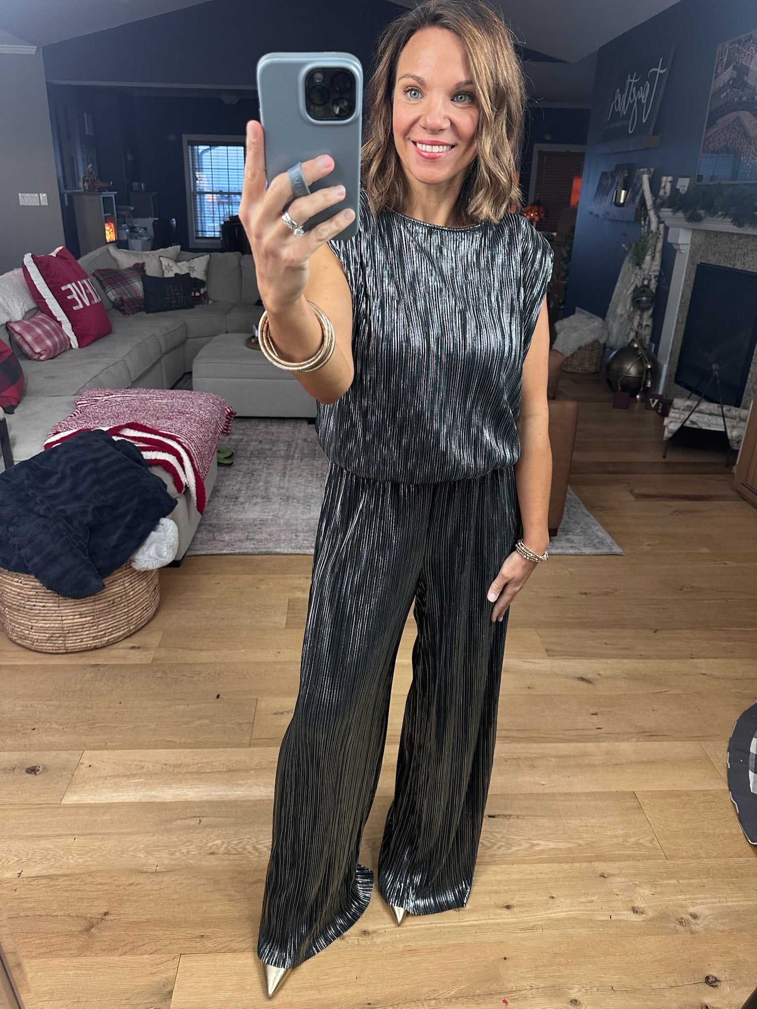 Sips Of Sparkle 2-Piece Set-Dresses-Skies Are Blue-Anna Kaytes Boutique, Women's Fashion Boutique in Grinnell, Iowa