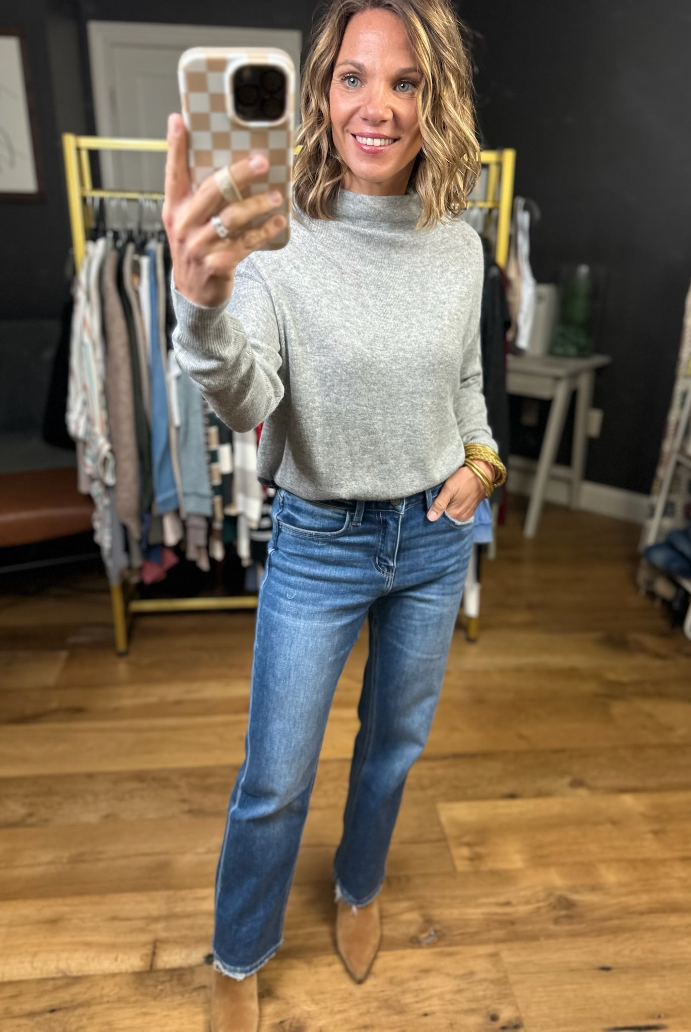 The Jenna High-Rise Straight Denim-Vervet-Anna Kaytes Boutique, Women's Fashion Boutique in Grinnell, Iowa