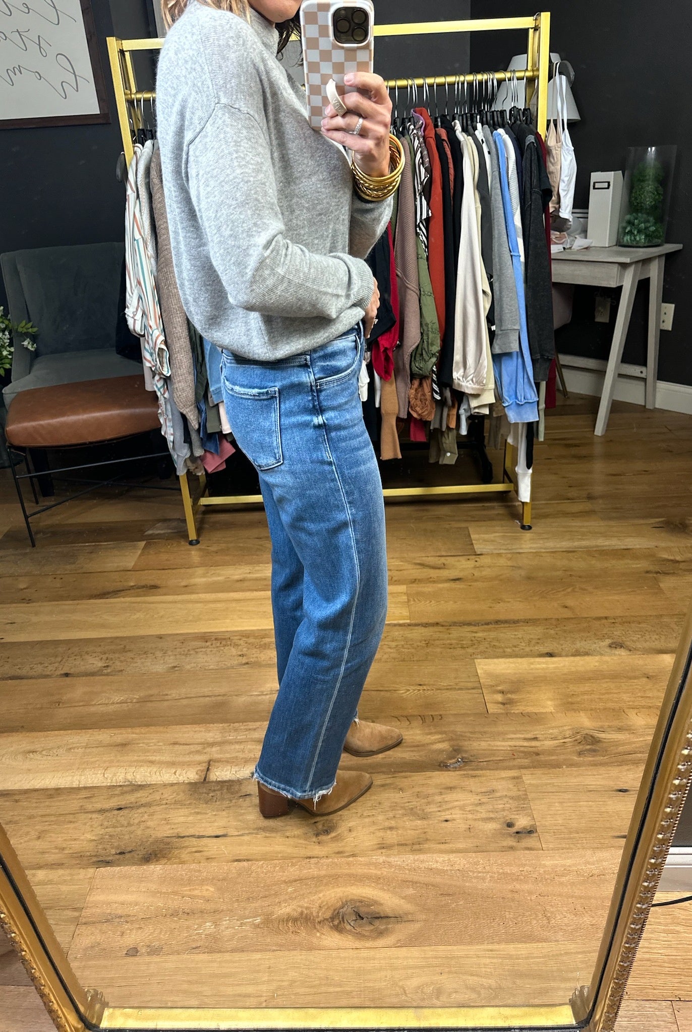 The Jenna High-Rise Straight Denim-Vervet-Anna Kaytes Boutique, Women's Fashion Boutique in Grinnell, Iowa
