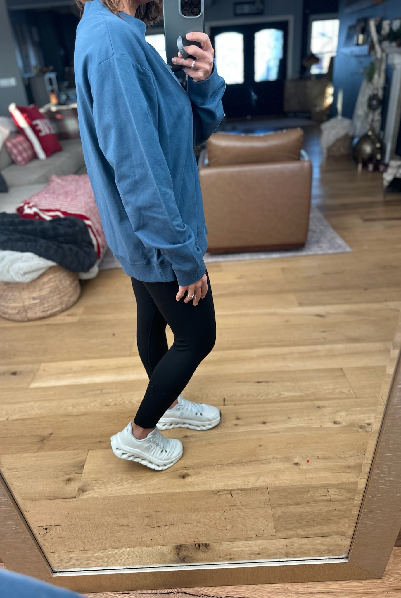 Bet On You Mock Crew Top-Sweaters-Day & Moon-Anna Kaytes Boutique, Women's Fashion Boutique in Grinnell, Iowa