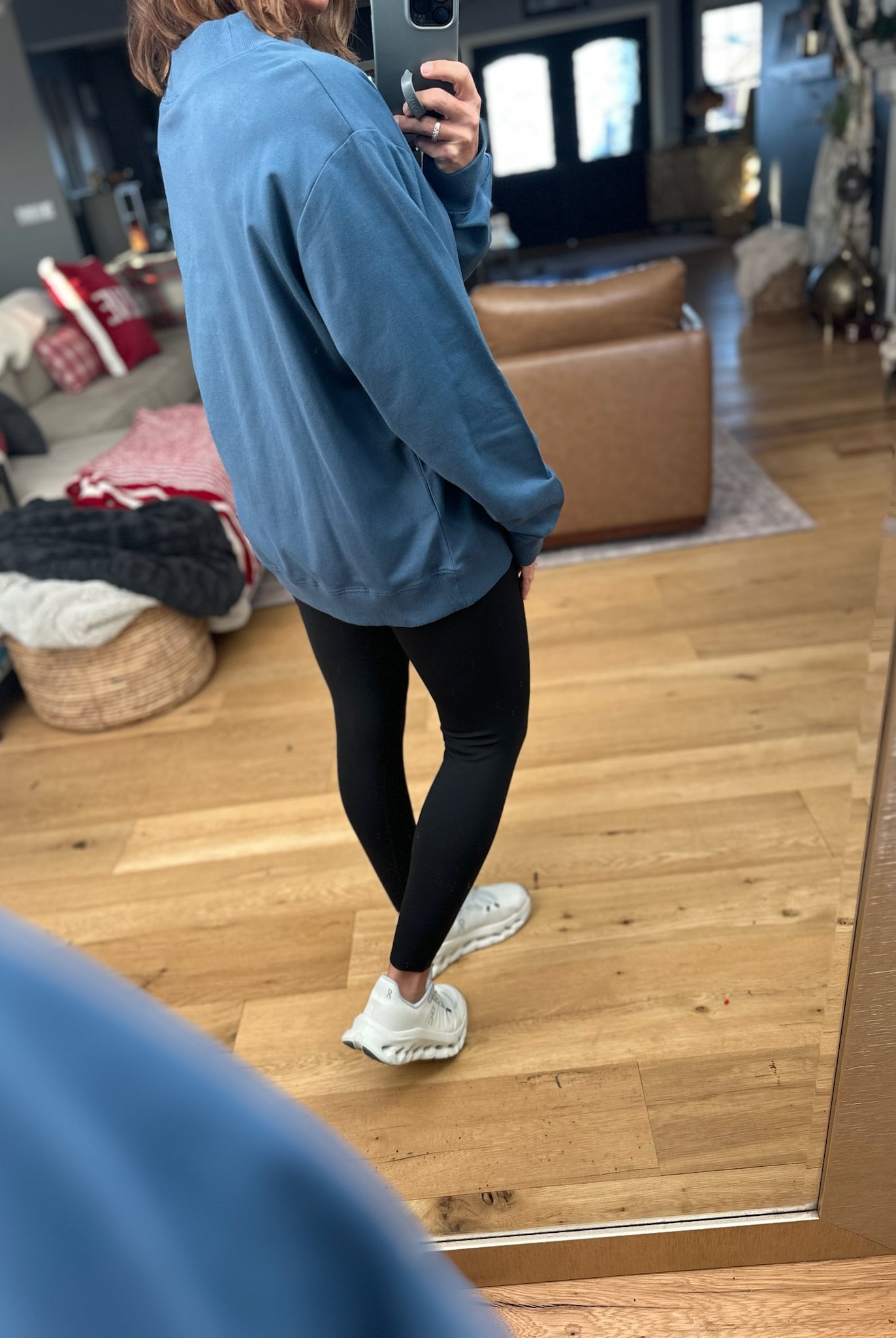 Bet On You Mock Crew Top-Sweaters-Day & Moon-Anna Kaytes Boutique, Women's Fashion Boutique in Grinnell, Iowa