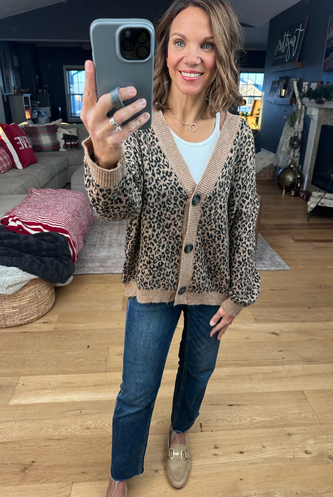 Made For More Animal Print Cardigan-Sweaters-By Together-Anna Kaytes Boutique, Women's Fashion Boutique in Grinnell, Iowa