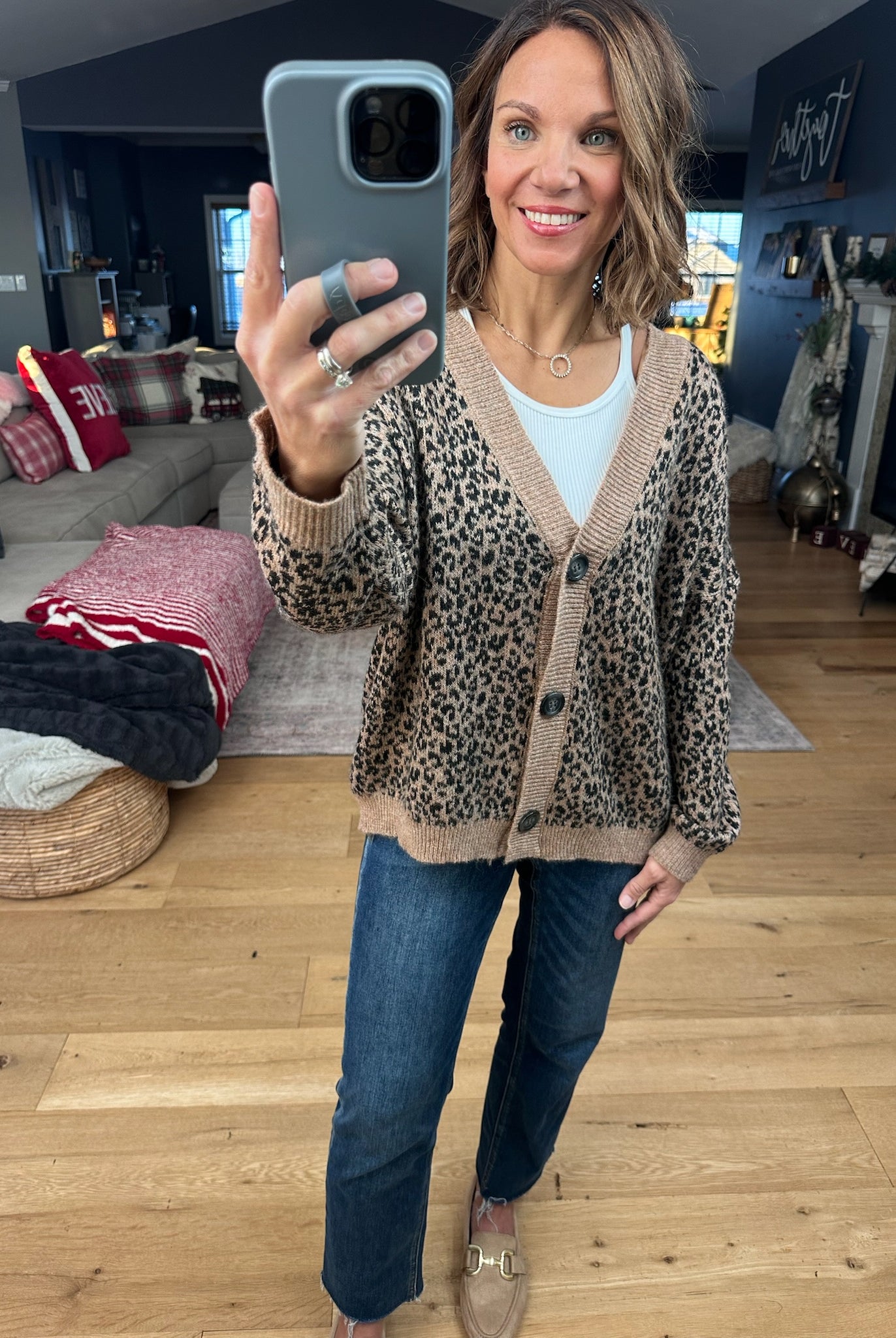 Made For More Animal Print Cardigan-Sweaters-By Together-Anna Kaytes Boutique, Women's Fashion Boutique in Grinnell, Iowa