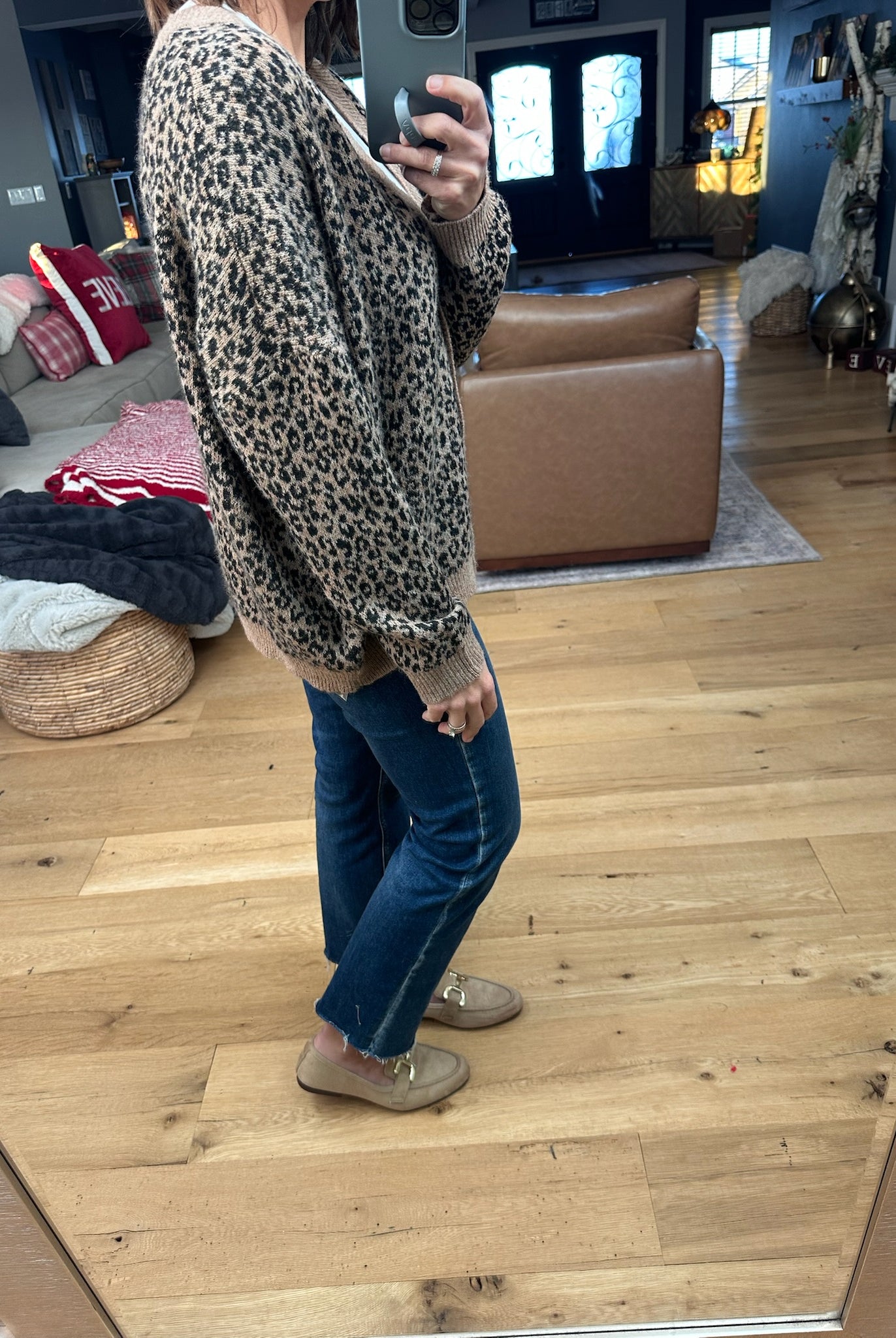 Made For More Animal Print Cardigan-Sweaters-By Together-Anna Kaytes Boutique, Women's Fashion Boutique in Grinnell, Iowa