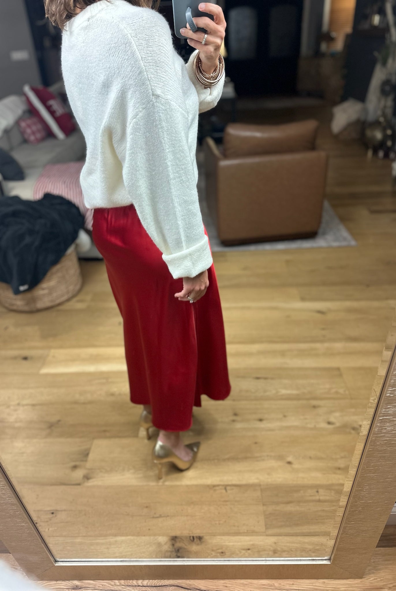 Full Of Cheer Midi Skirt-Dresses-Wishlist-Anna Kaytes Boutique, Women's Fashion Boutique in Grinnell, Iowa