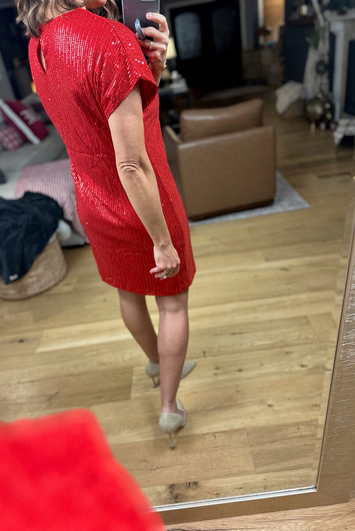 Star Of The Show Sequin Dress-Dresses-Vine & Love-Anna Kaytes Boutique, Women's Fashion Boutique in Grinnell, Iowa