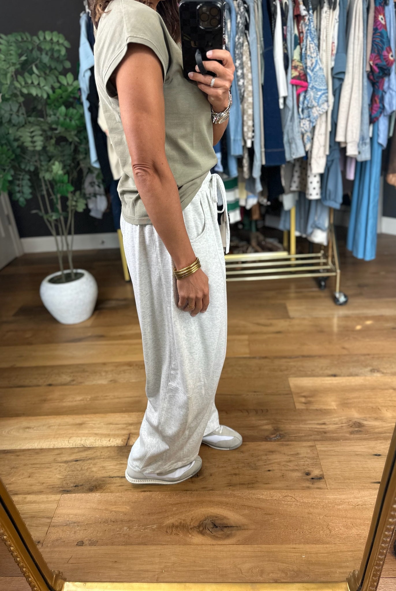 Calls For Cozy Barrel Pant-Pants-Mitto Shop-Anna Kaytes Boutique, Women's Fashion Boutique in Grinnell, Iowa