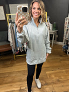 Key To My Heart Zip Pullover - Multiple Options-Very J-Anna Kaytes Boutique, Women's Fashion Boutique in Grinnell, Iowa