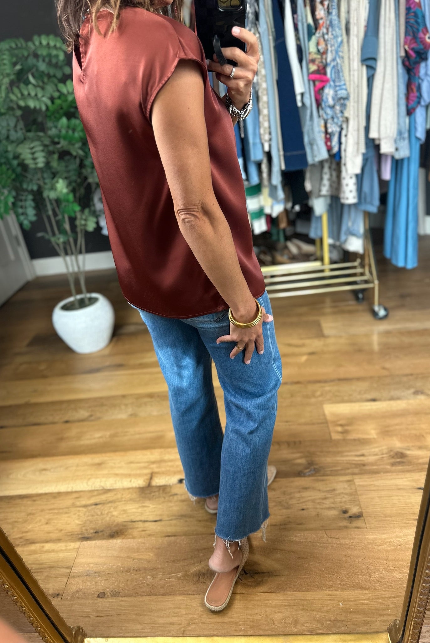 All For You Pleat-Detail Top-Short Sleeves-ee:some-Anna Kaytes Boutique, Women's Fashion Boutique in Grinnell, Iowa
