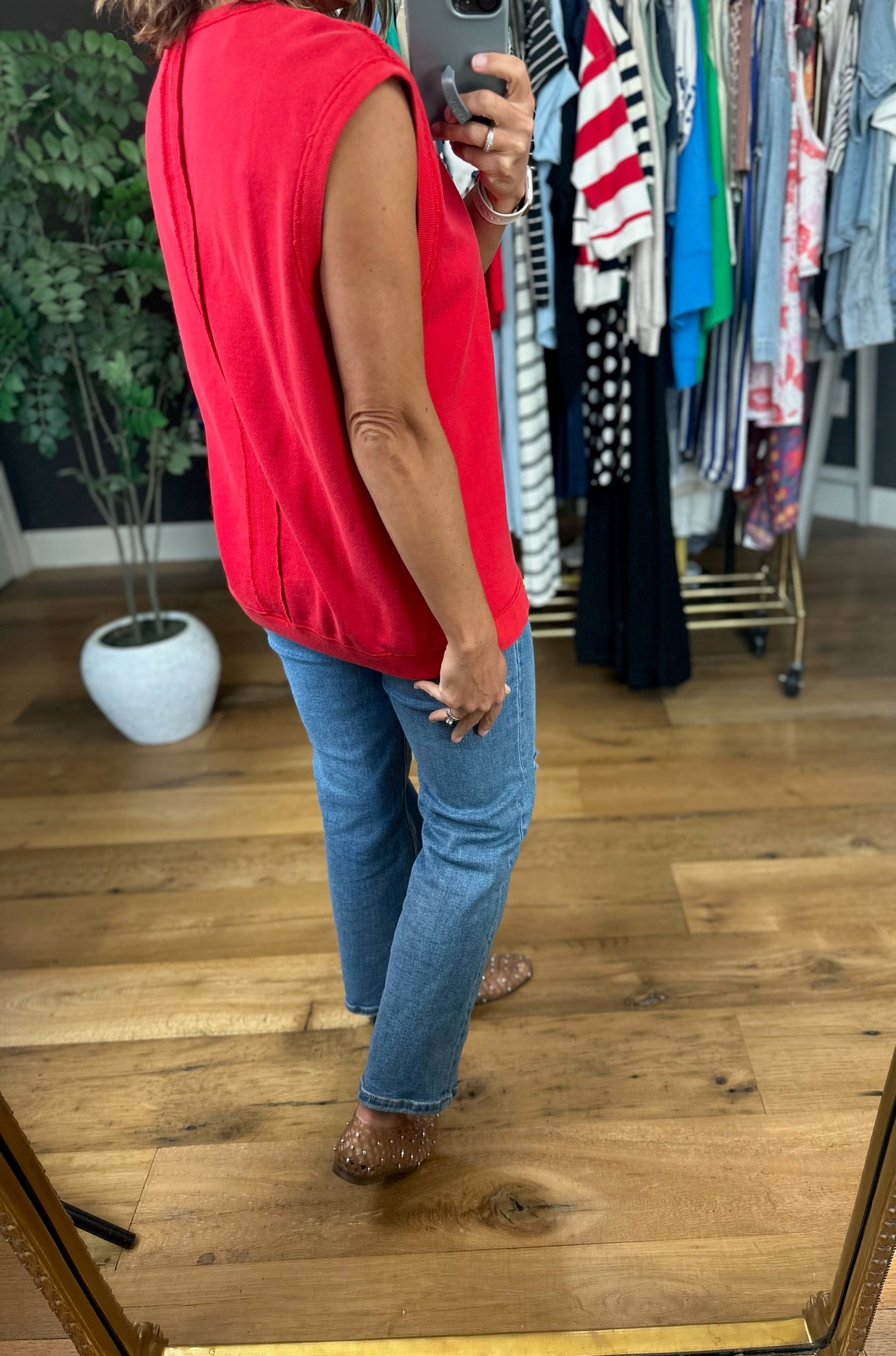 Time For You V-Neck Top-Sleeveless-Wishlist-Anna Kaytes Boutique, Women's Fashion Boutique in Grinnell, Iowa