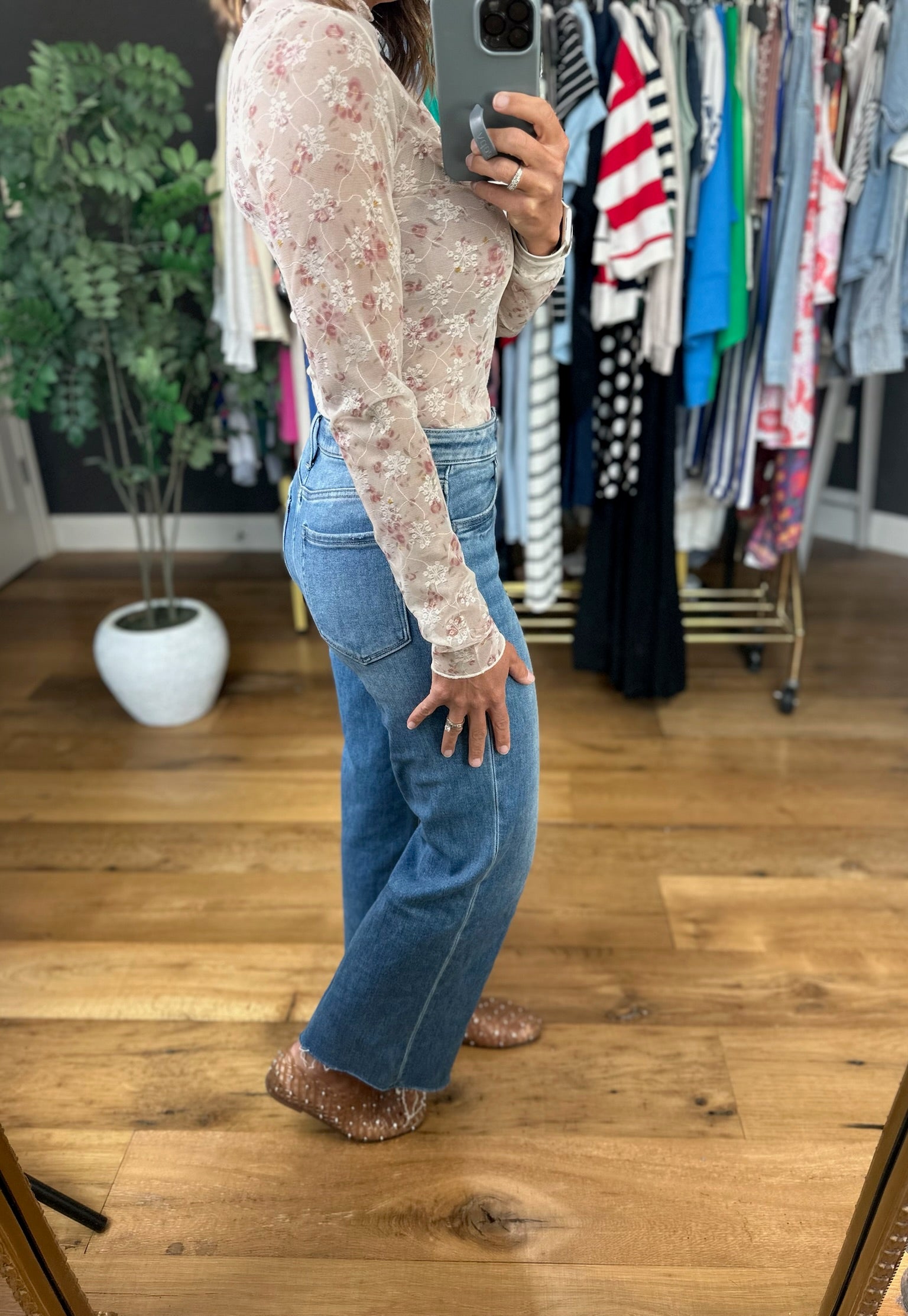 Your Reflection Long Sleeve Top-Long Sleeves-Dari & Dani-Anna Kaytes Boutique, Women's Fashion Boutique in Grinnell, Iowa