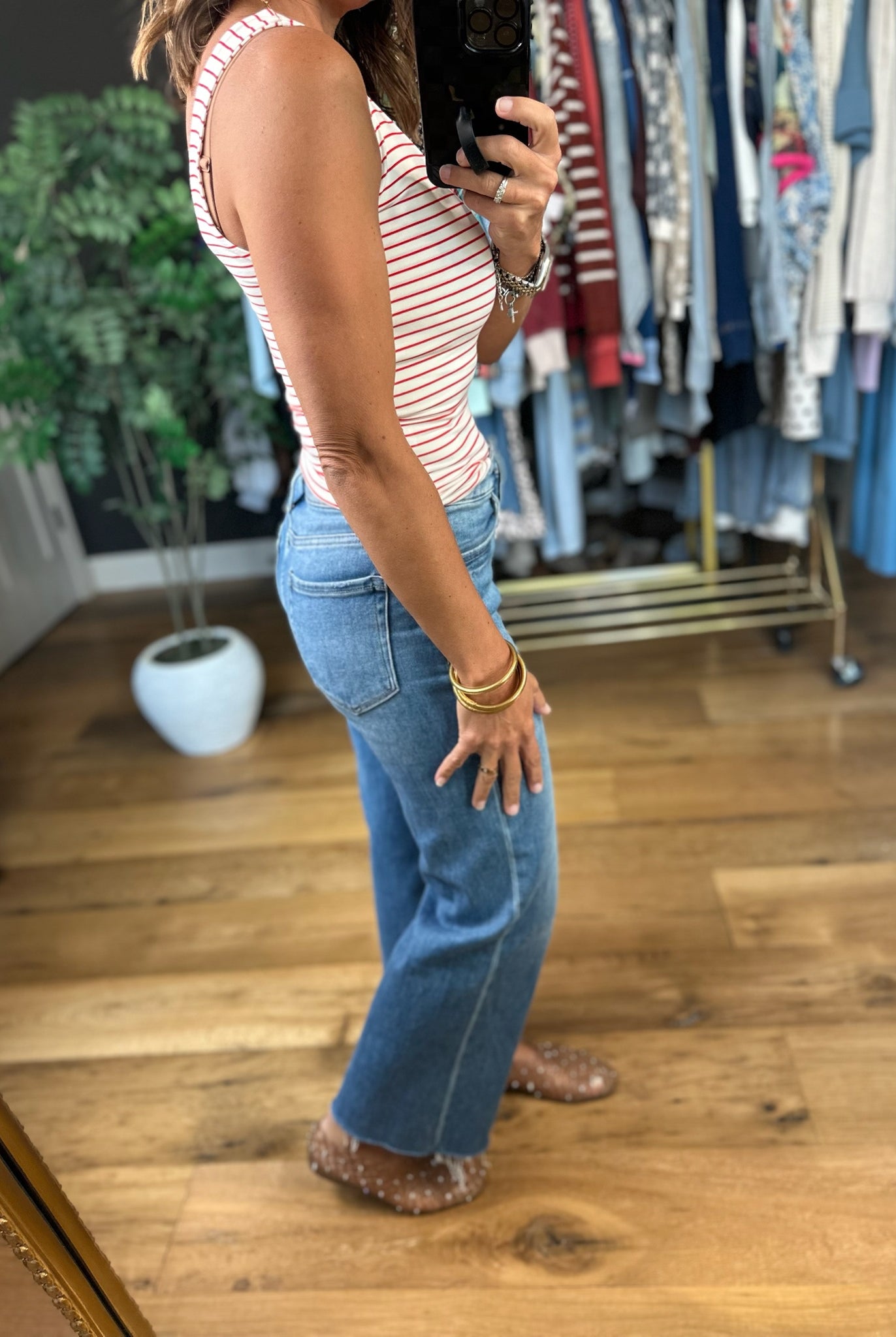 Everything Good Striped Top-Sleeveless-Be Cool-Anna Kaytes Boutique, Women's Fashion Boutique in Grinnell, Iowa