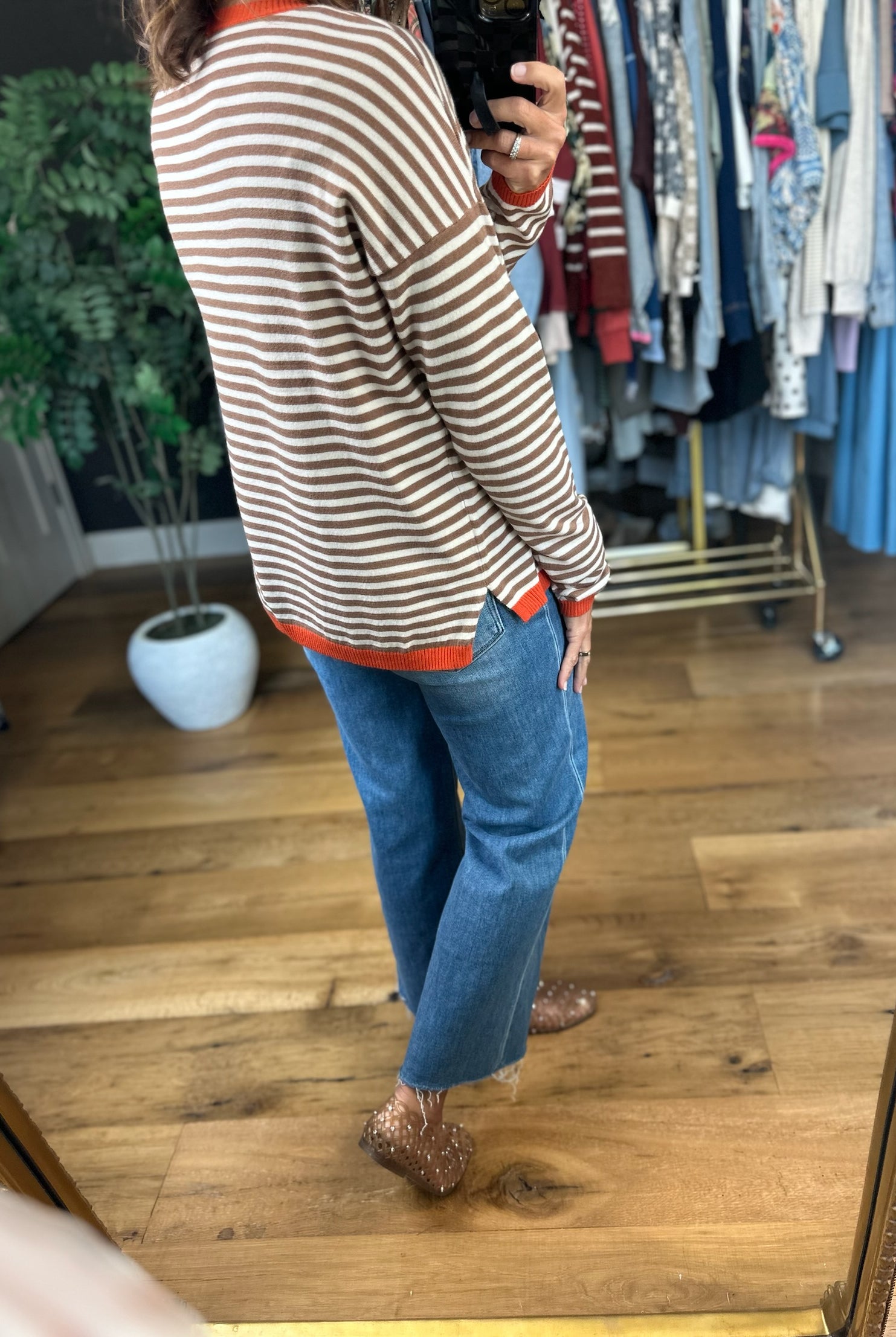 Can't Take This Away Striped Crewneck-Long Sleeves-Staccato-Anna Kaytes Boutique, Women's Fashion Boutique in Grinnell, Iowa