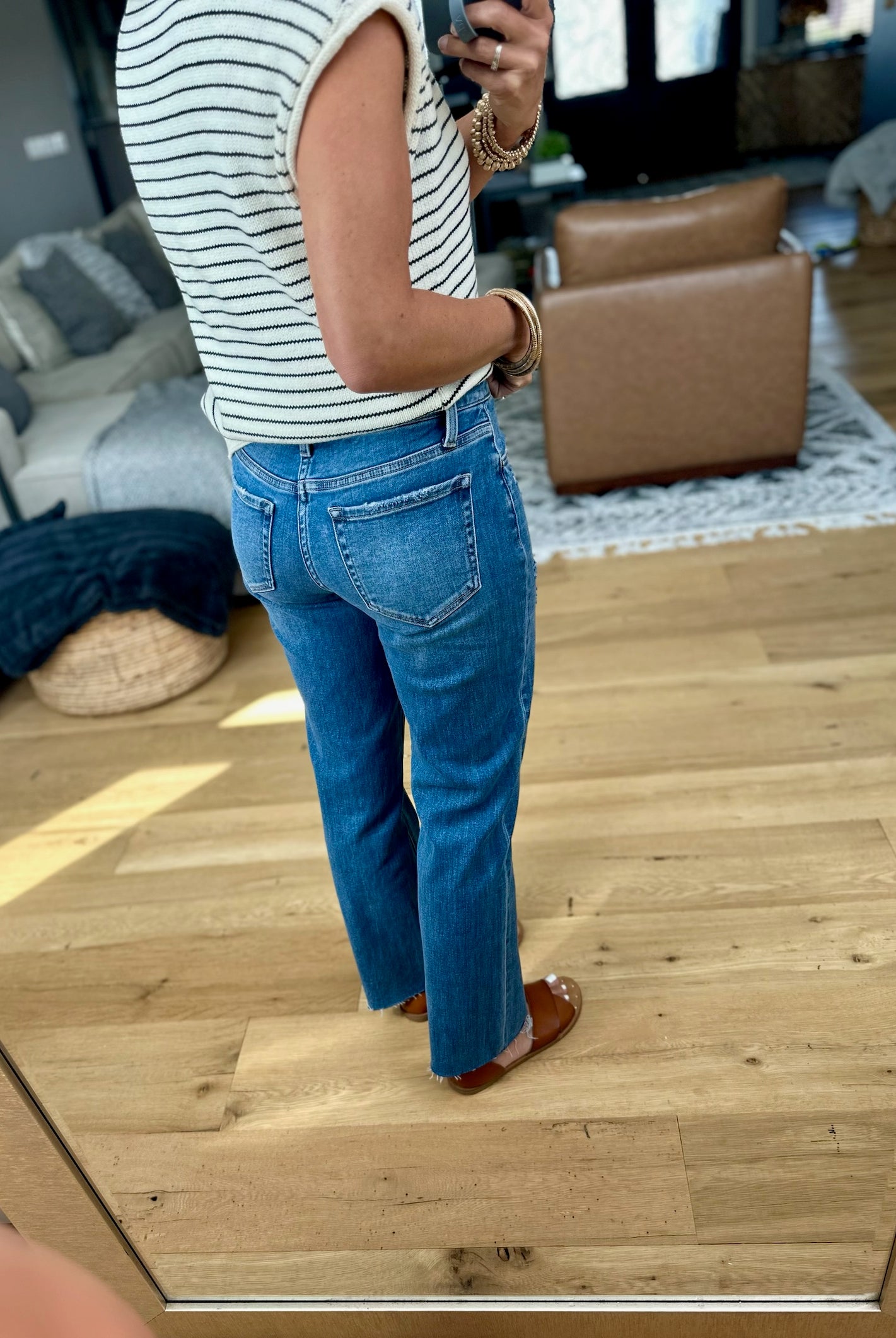 The Anne Mid-Rise Ankle Straight Denim-Vervet-Anna Kaytes Boutique, Women's Fashion Boutique in Grinnell, Iowa