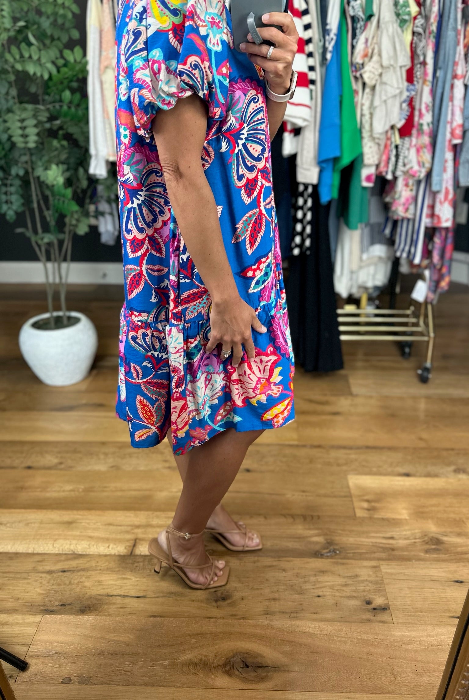 Possibly Perfect Paisley Dress-Dresses-Umgee-Anna Kaytes Boutique, Women's Fashion Boutique in Grinnell, Iowa