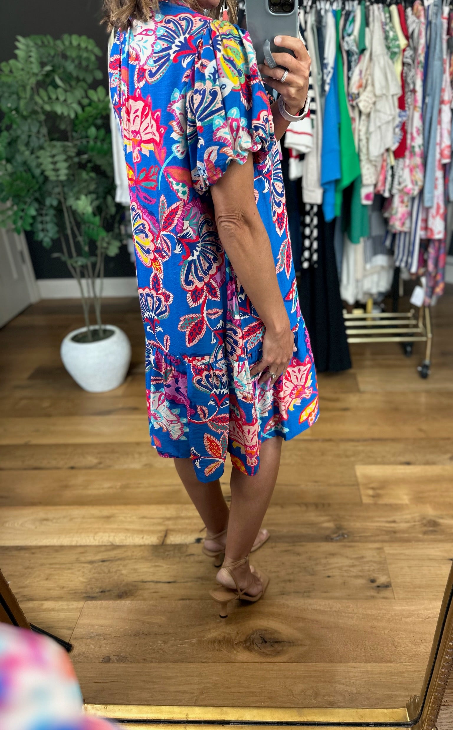 Possibly Perfect Paisley Dress-Dresses-Umgee-Anna Kaytes Boutique, Women's Fashion Boutique in Grinnell, Iowa