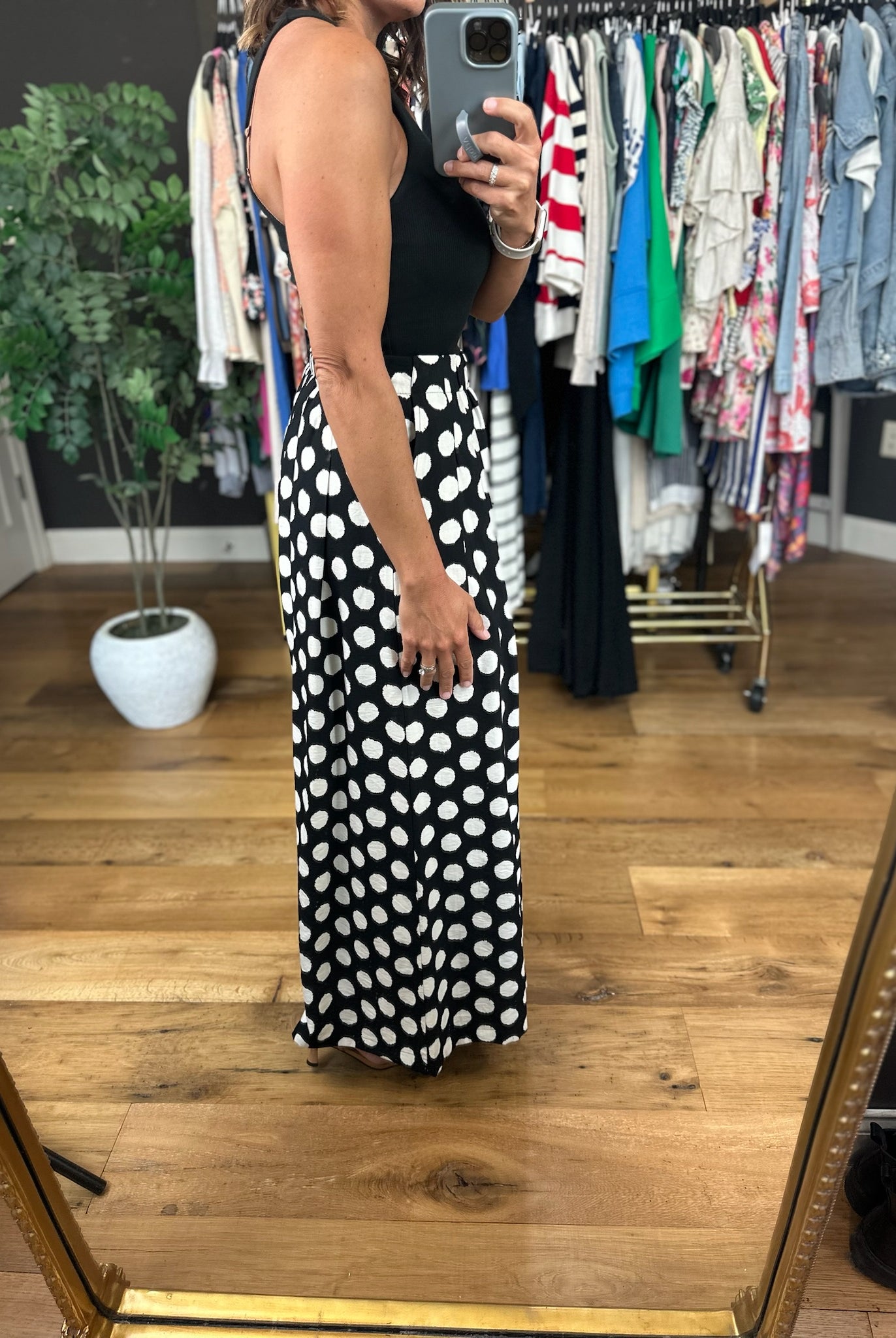 Counting The Days Wide-Leg Pants-Pants-Umgee-Anna Kaytes Boutique, Women's Fashion Boutique in Grinnell, Iowa