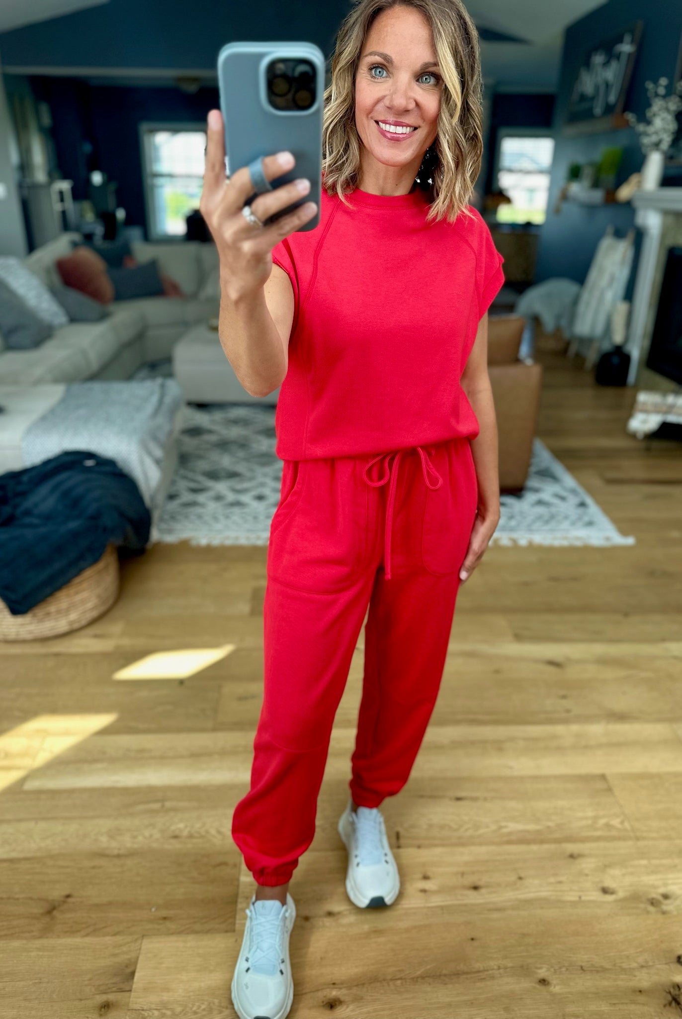 Cloud Nine Top + Jogger Set-Mono B-Anna Kaytes Boutique, Women's Fashion Boutique in Grinnell, Iowa