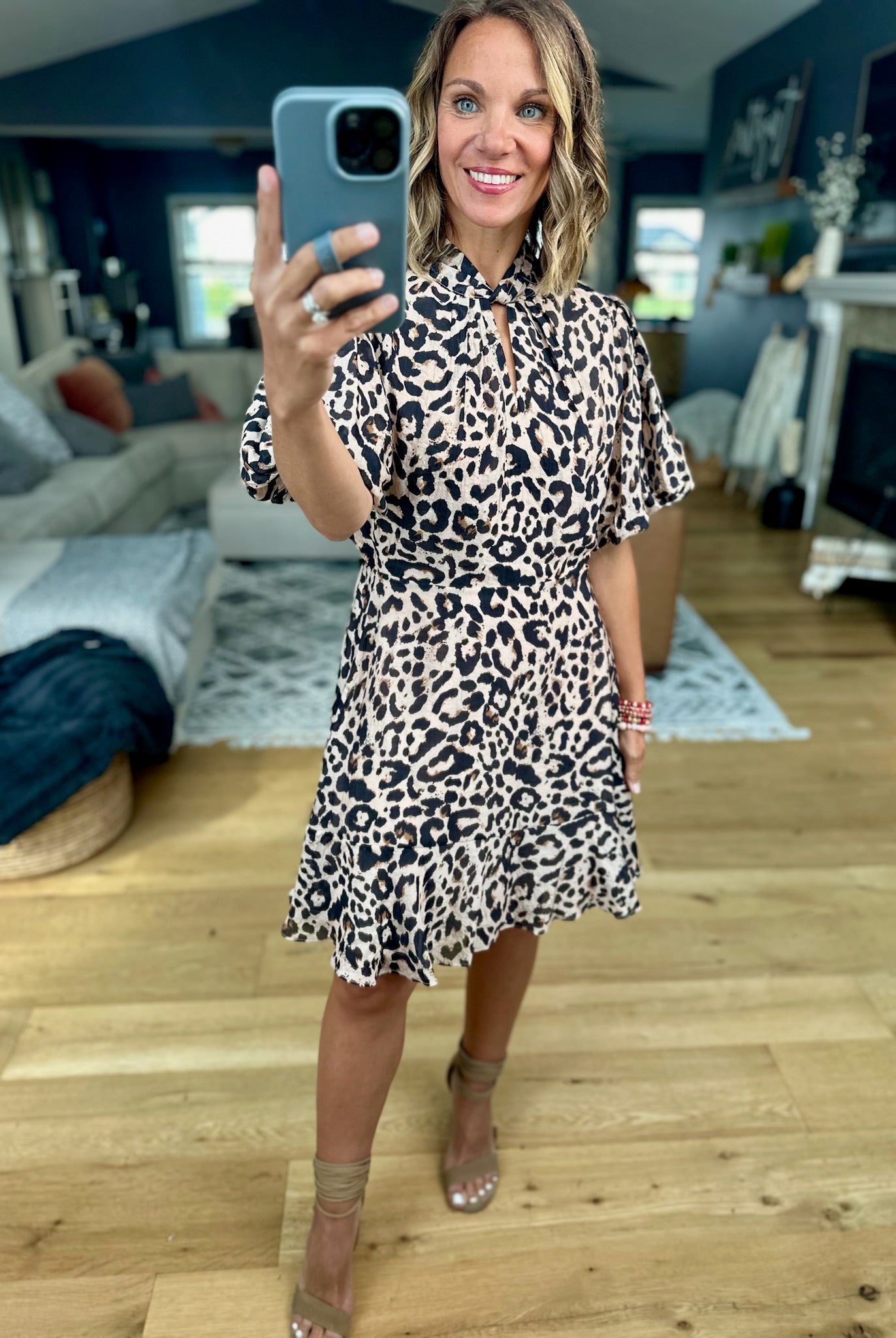 Call Of the Wild Cheetah Print Dress-THML-Anna Kaytes Boutique, Women's Fashion Boutique in Grinnell, Iowa