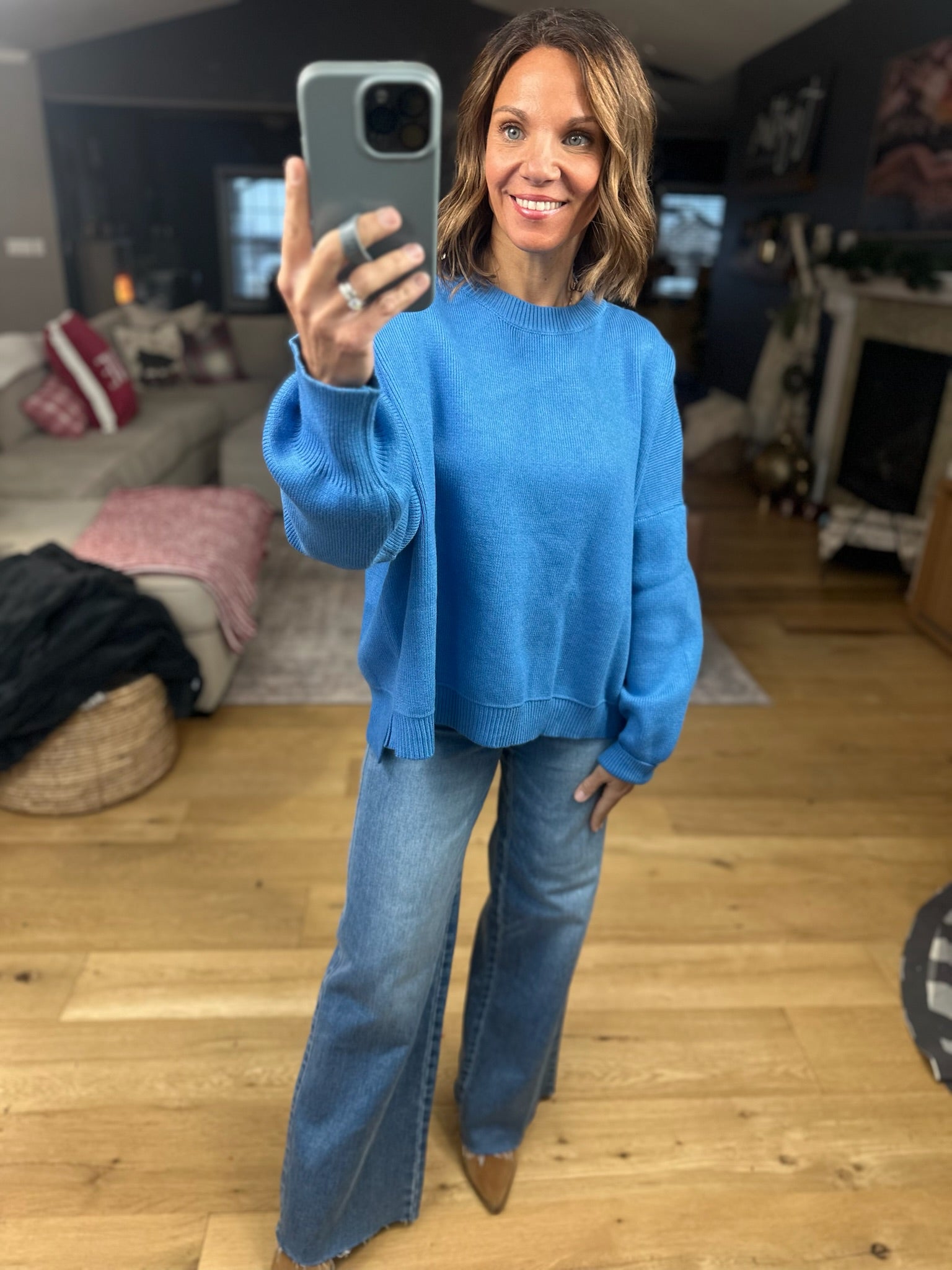 The Cozy Moment Sweater-Sweaters-She & Sky-Anna Kaytes Boutique, Women's Fashion Boutique in Grinnell, Iowa