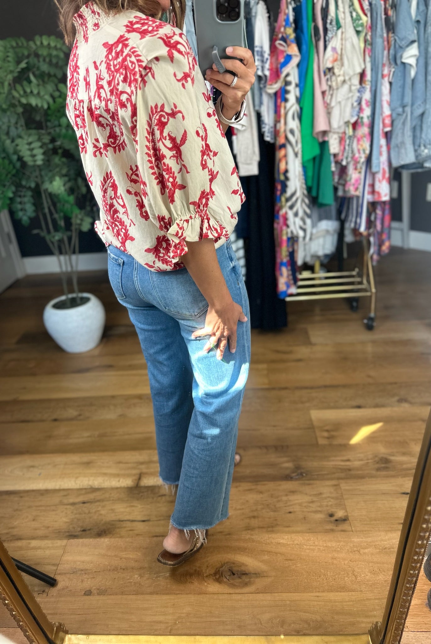 *PRE-ORDER - 3 WEEK TAT*Memories Of You Paisley Top-Short Sleeves-Umgee-Anna Kaytes Boutique, Women's Fashion Boutique in Grinnell, Iowa