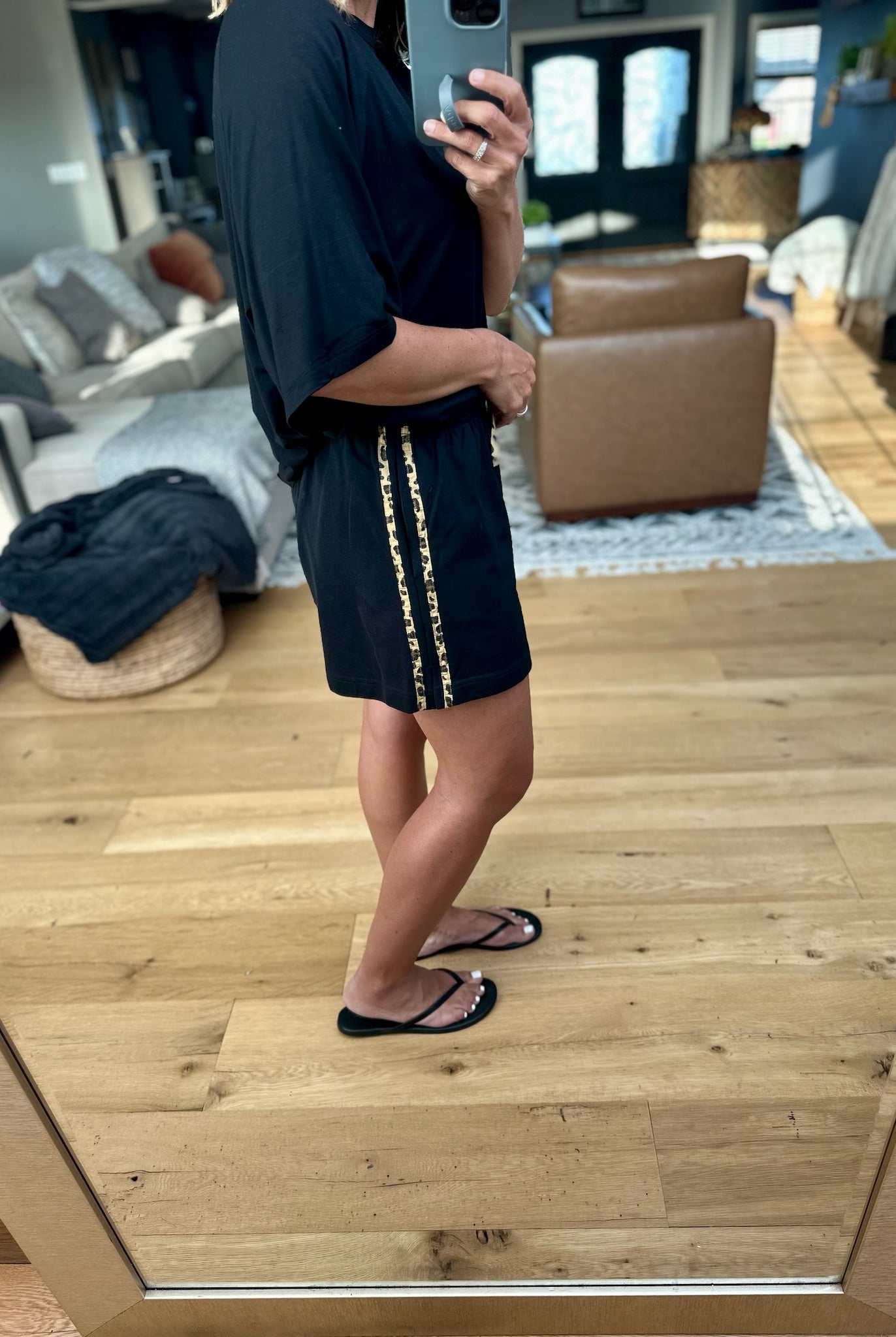 Run Wild Leopard Print Shorts-Wishlist-Anna Kaytes Boutique, Women's Fashion Boutique in Grinnell, Iowa