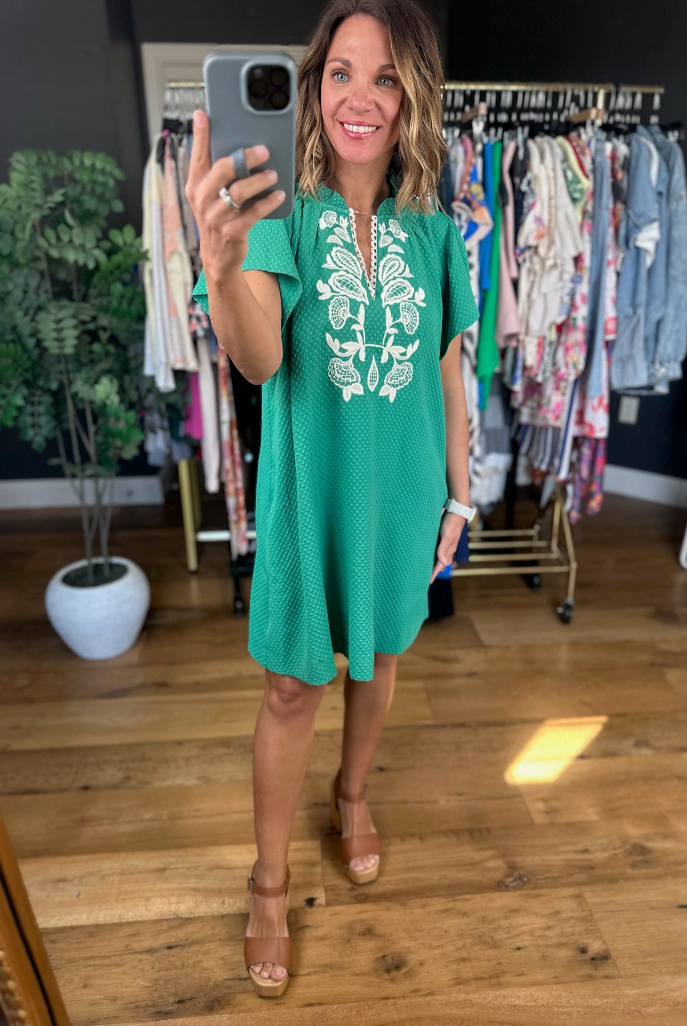Calling For Summer Pocket Dress-Dresses-Umgee-Anna Kaytes Boutique, Women's Fashion Boutique in Grinnell, Iowa
