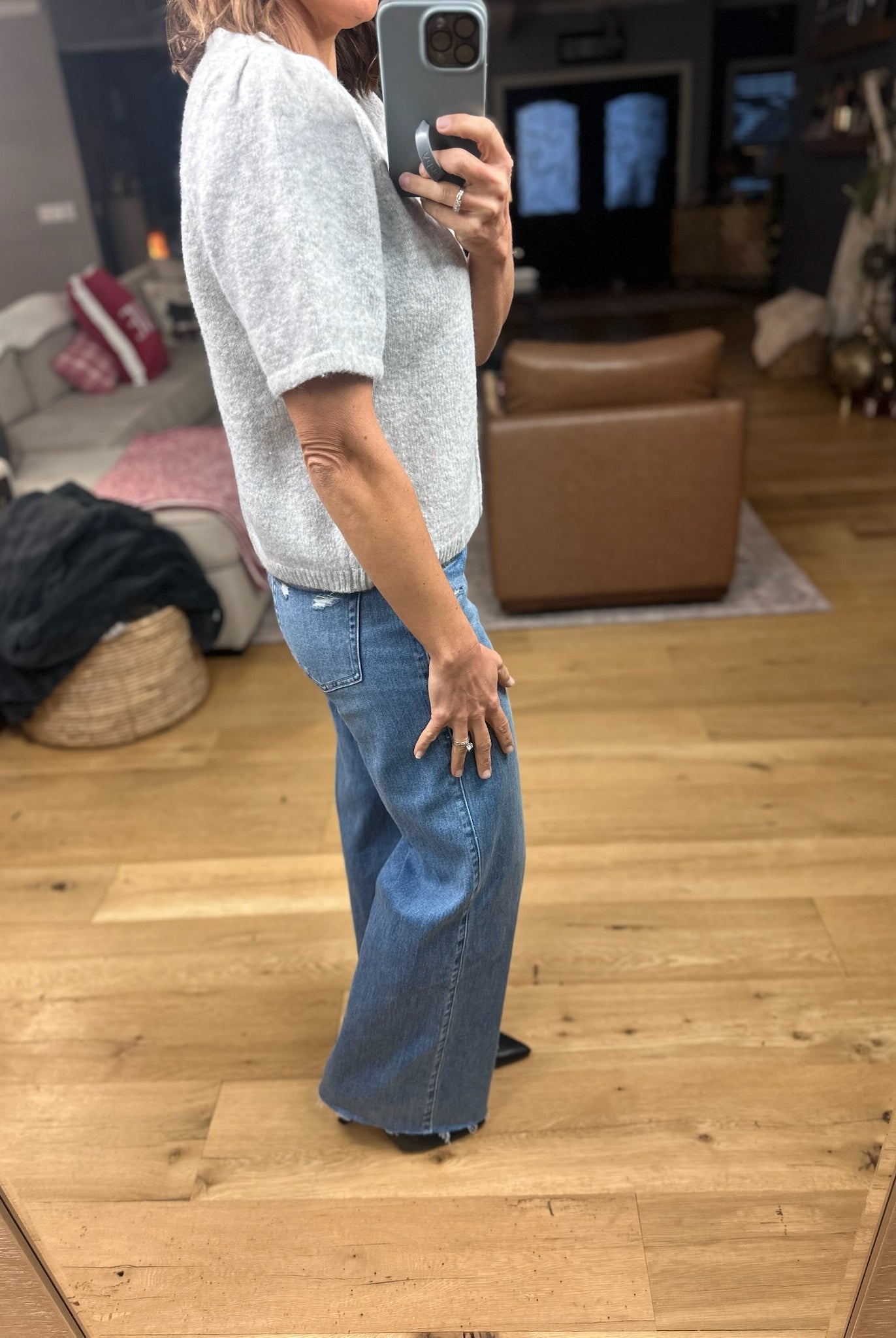 My Brave Side Short Sleeve Cardigan-Sweaters-& Merci-Anna Kaytes Boutique, Women's Fashion Boutique in Grinnell, Iowa