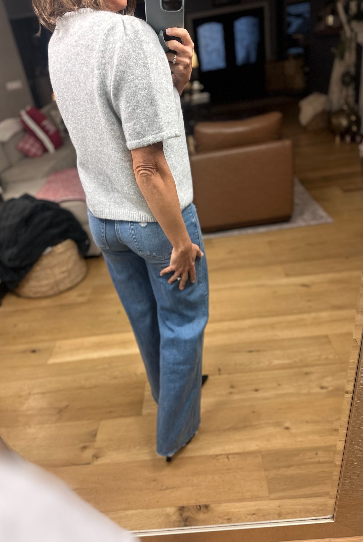 My Brave Side Short Sleeve Cardigan-Sweaters-& Merci-Anna Kaytes Boutique, Women's Fashion Boutique in Grinnell, Iowa