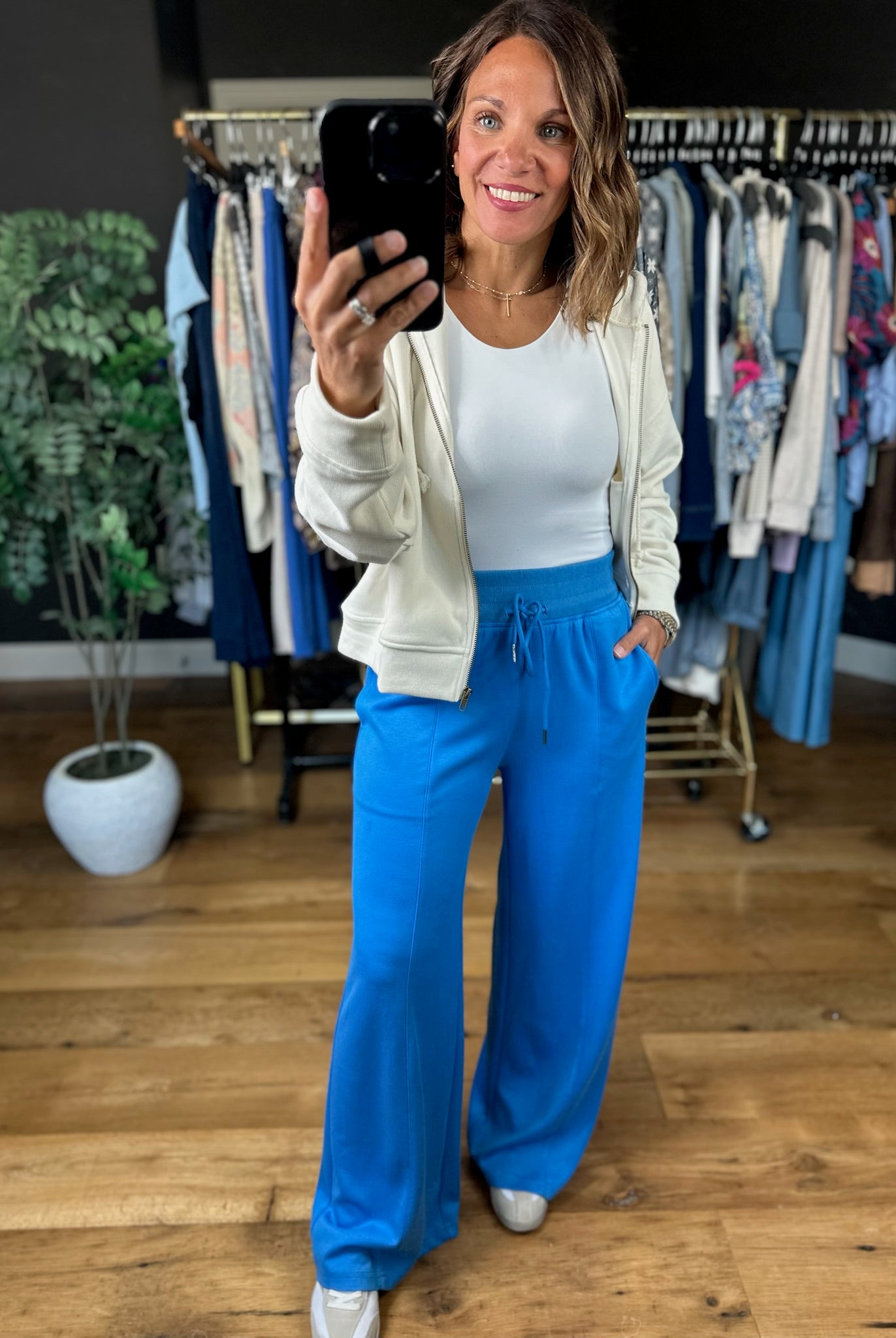 Weekend Reset Pocket Pant-Pants-Umgee-Anna Kaytes Boutique, Women's Fashion Boutique in Grinnell, Iowa