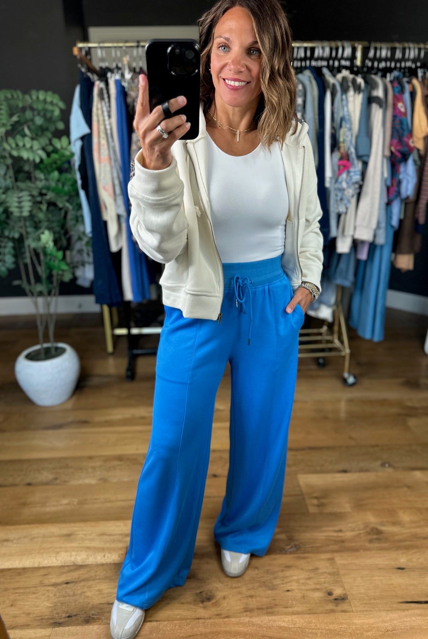Weekend Reset Pocket Pant-Pants-Umgee-Anna Kaytes Boutique, Women's Fashion Boutique in Grinnell, Iowa