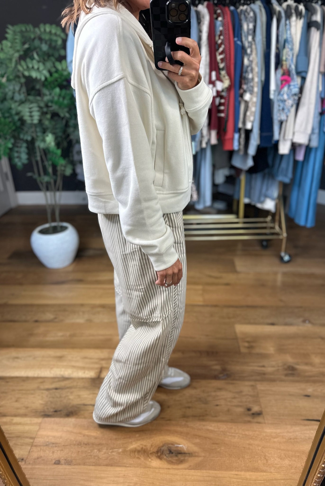 Make It Easy Zip Hoodie-Sweaters-Wishlist-Anna Kaytes Boutique, Women's Fashion Boutique in Grinnell, Iowa