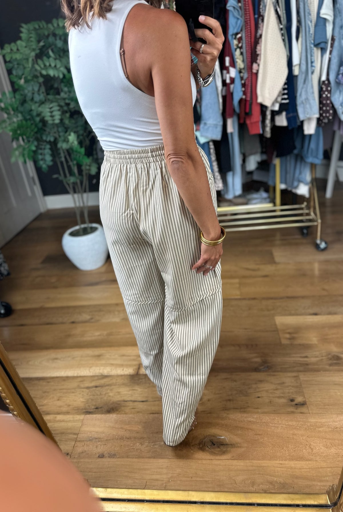 Loving Life Striped Pant-Pants-Wishlist-Anna Kaytes Boutique, Women's Fashion Boutique in Grinnell, Iowa