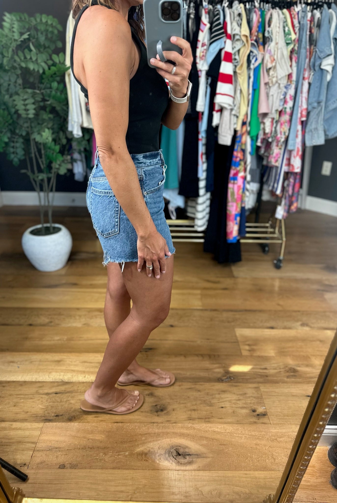 Z Supply Alex High-Rise Vintage Cut-Off Medium Wash-Shorts-Z Supply-Anna Kaytes Boutique, Women's Fashion Boutique in Grinnell, Iowa