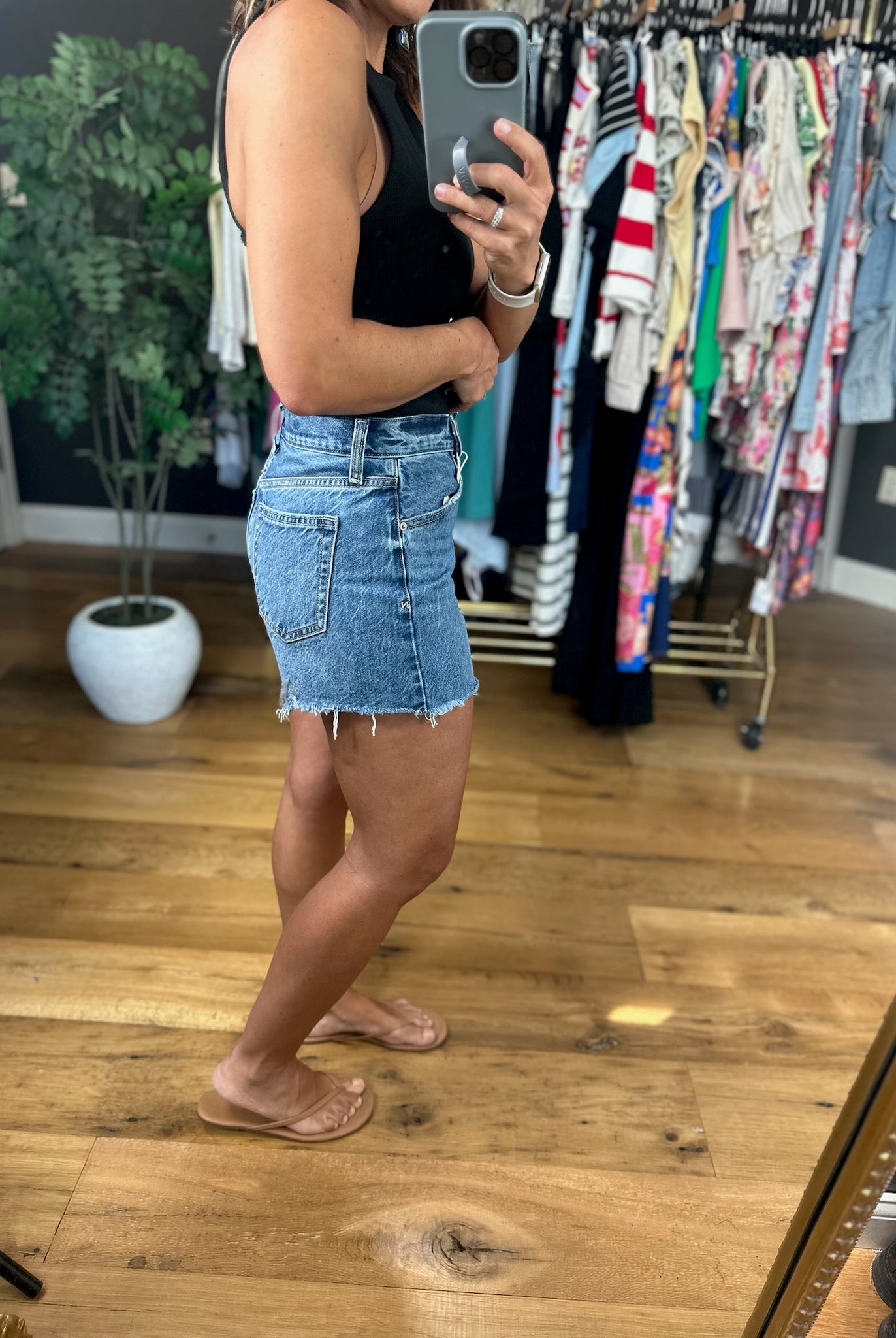 Z Supply Alex High-Rise Vintage Cut-Off Medium Wash-Shorts-Z Supply-Anna Kaytes Boutique, Women's Fashion Boutique in Grinnell, Iowa