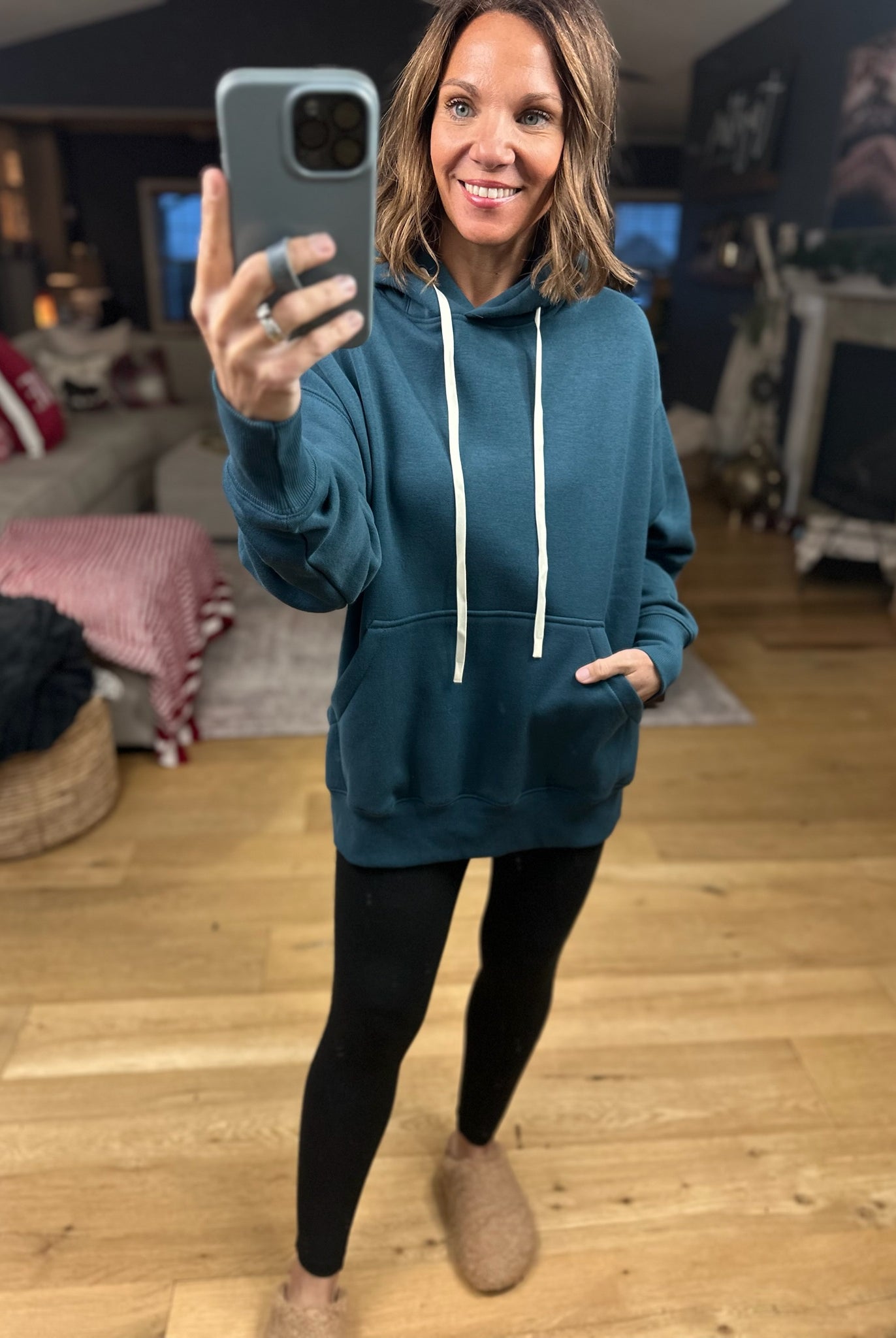 Daydreamer Pocket Hoodie-Sweaters-Mono B-Anna Kaytes Boutique, Women's Fashion Boutique in Grinnell, Iowa