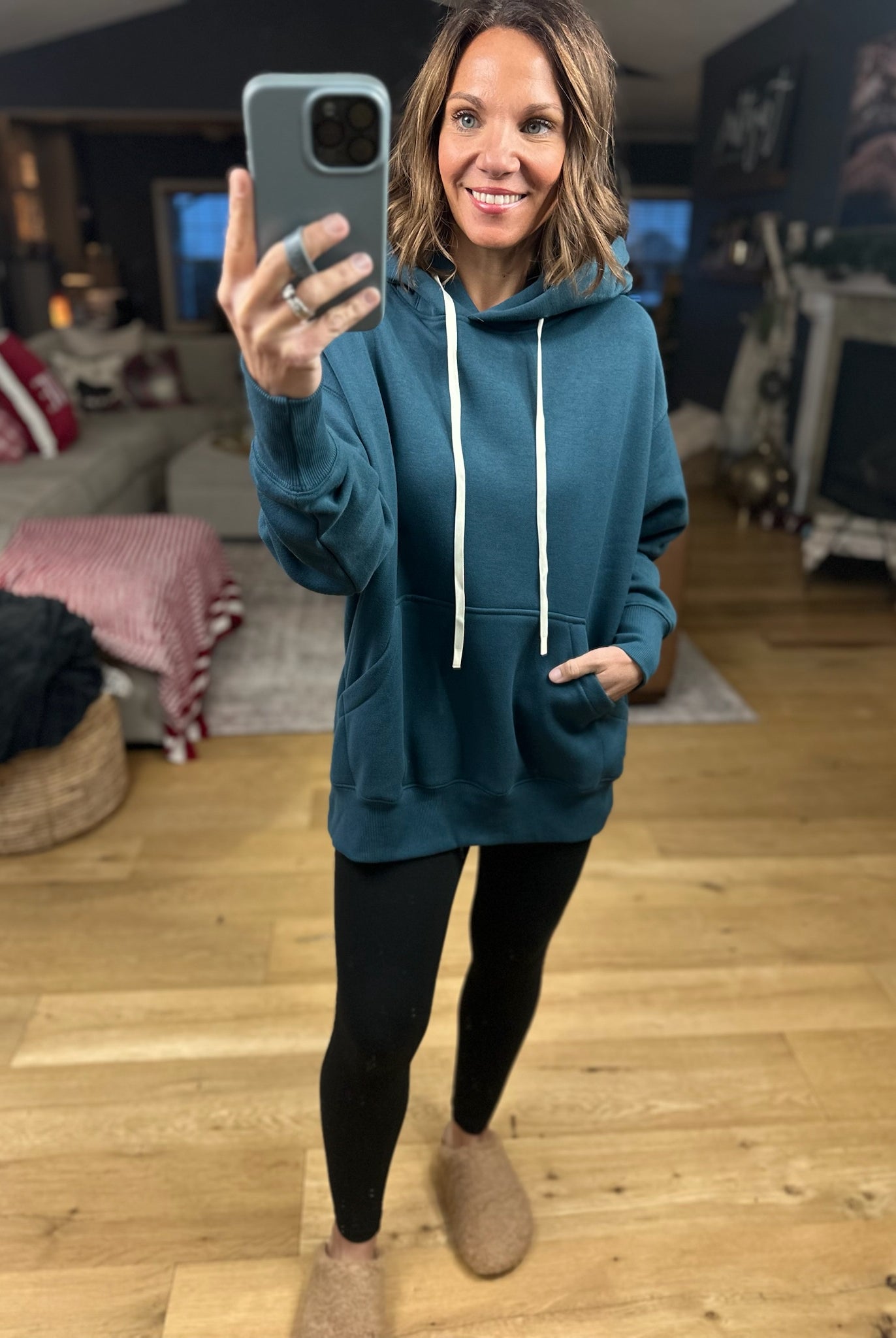 Daydreamer Pocket Hoodie-Sweaters-Mono B-Anna Kaytes Boutique, Women's Fashion Boutique in Grinnell, Iowa