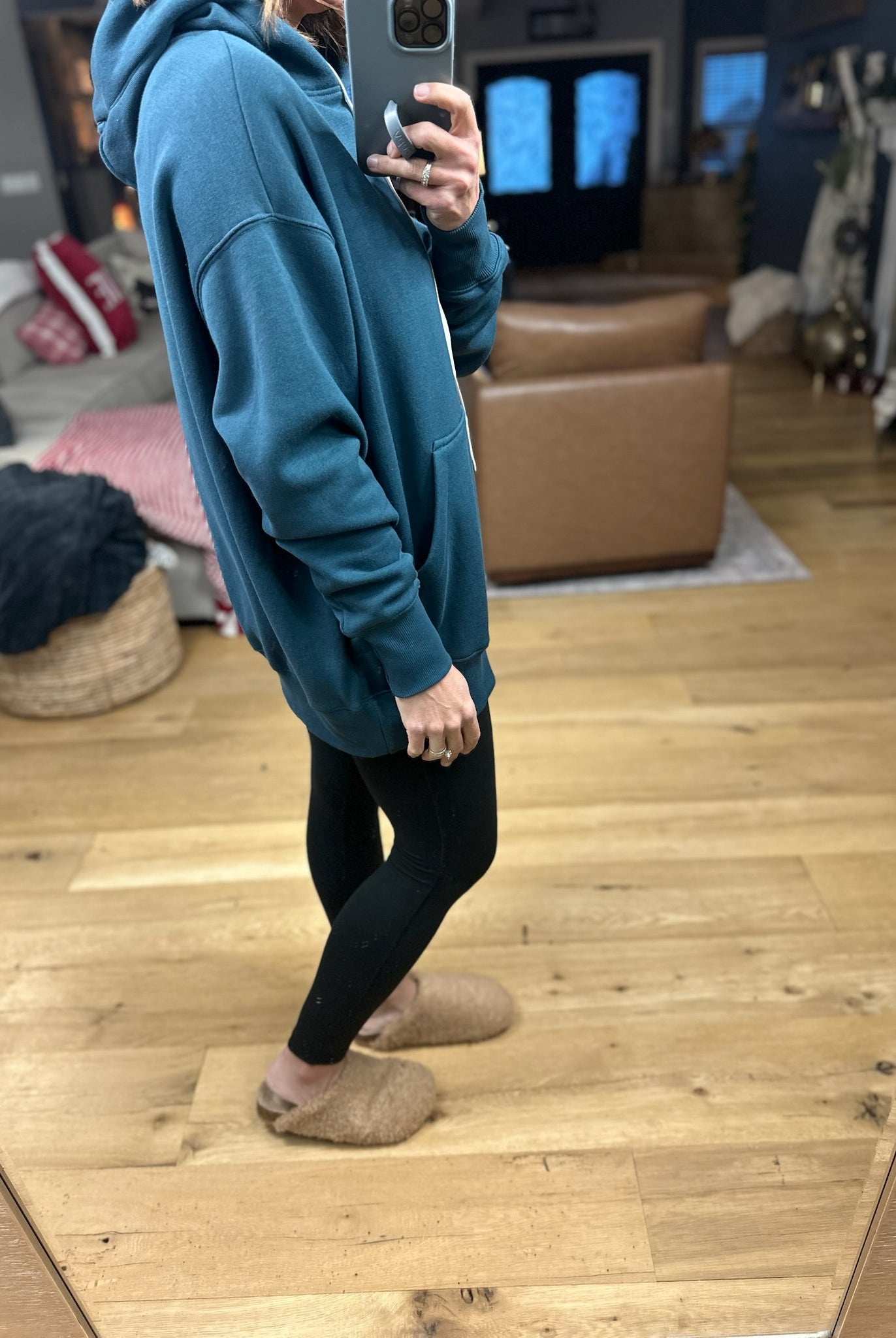 Daydreamer Pocket Hoodie-Sweaters-Mono B-Anna Kaytes Boutique, Women's Fashion Boutique in Grinnell, Iowa