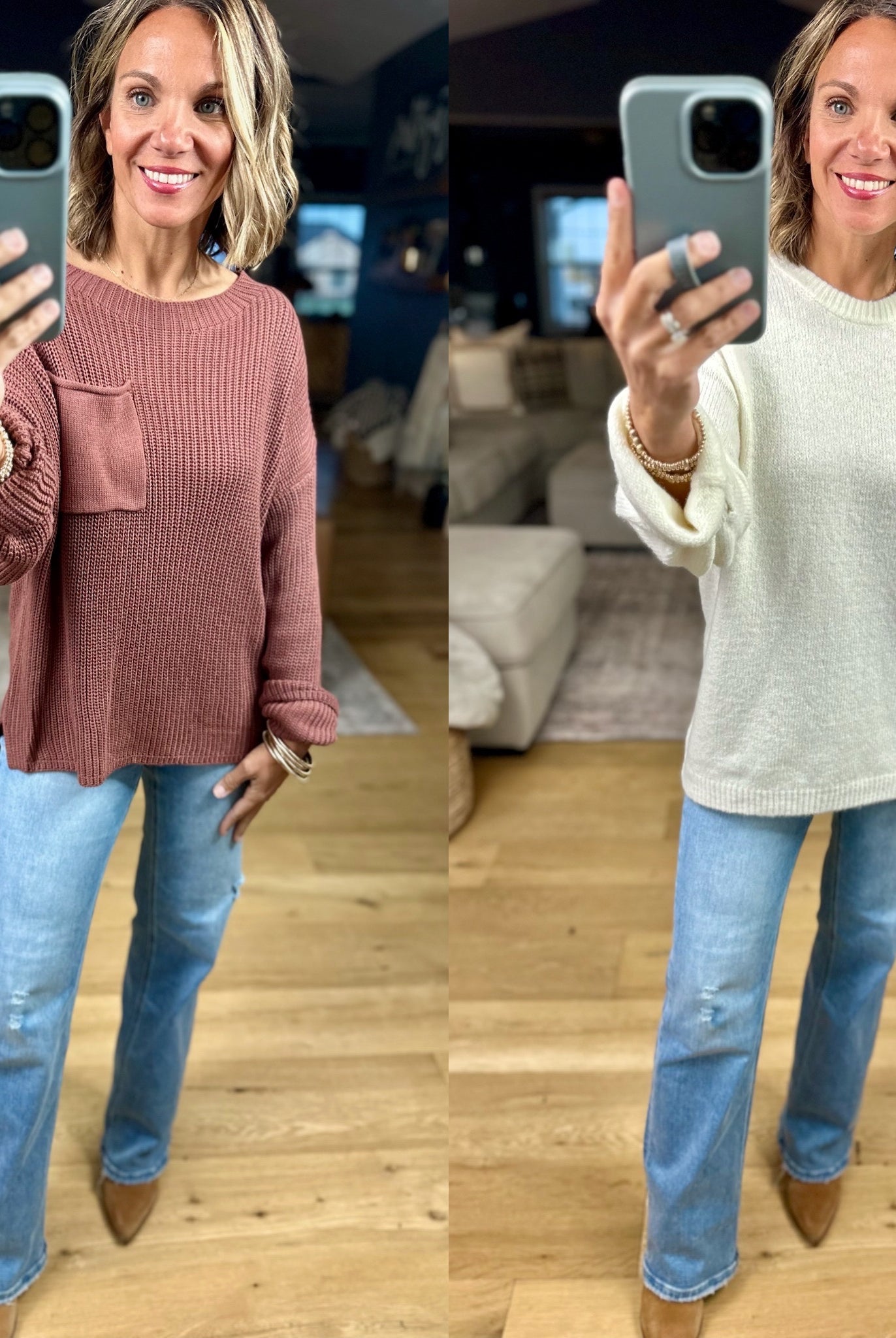 Wondering Why Knit Pocket Sweater-Wishlist-Anna Kaytes Boutique, Women's Fashion Boutique in Grinnell, Iowa