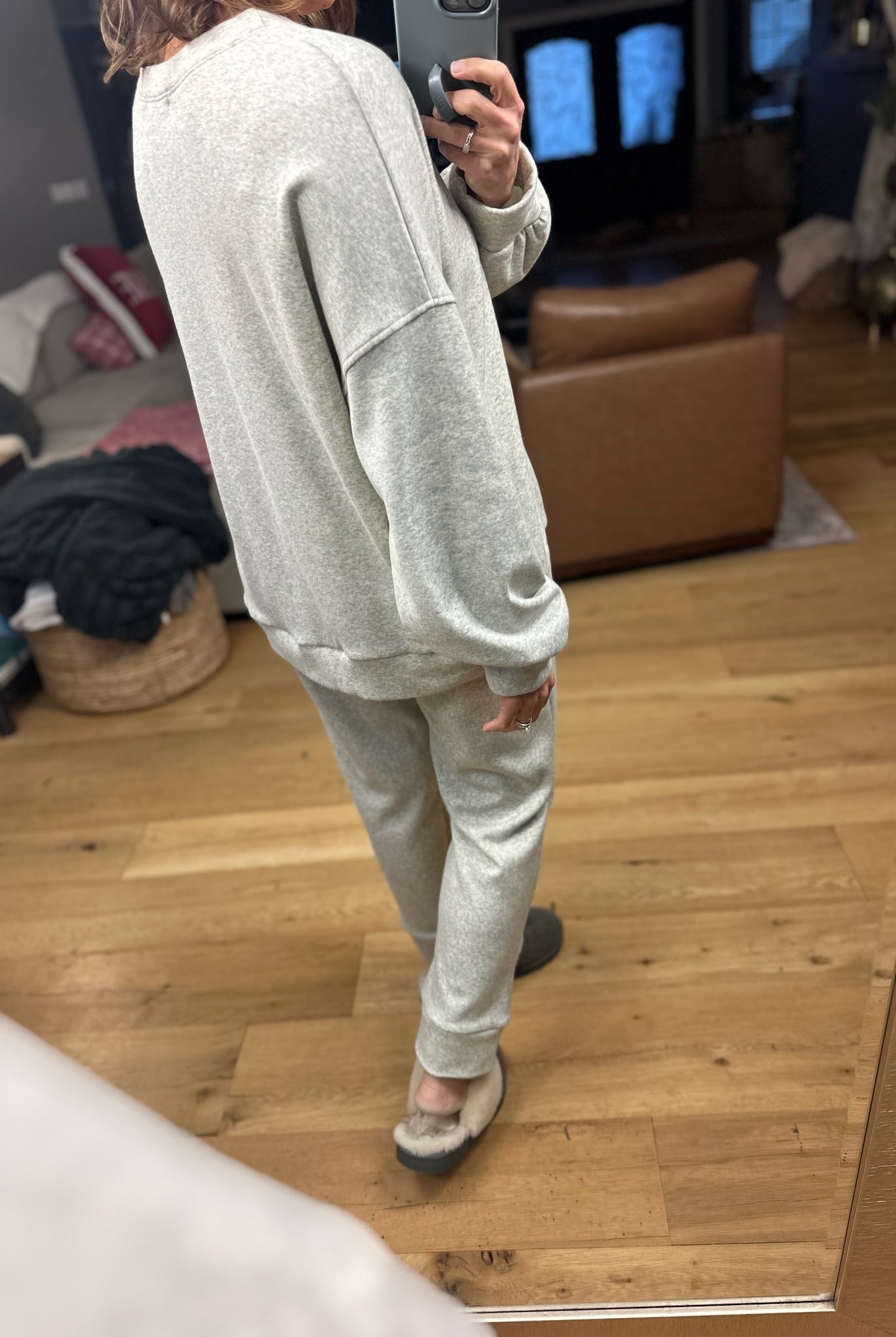 Home Alone Soft-Lining Lounge Set-Sweaters-Cherish-Anna Kaytes Boutique, Women's Fashion Boutique in Grinnell, Iowa