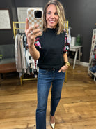Just Enough Sequin Statement Top - Black-Jodifl-Anna Kaytes Boutique, Women's Fashion Boutique in Grinnell, Iowa