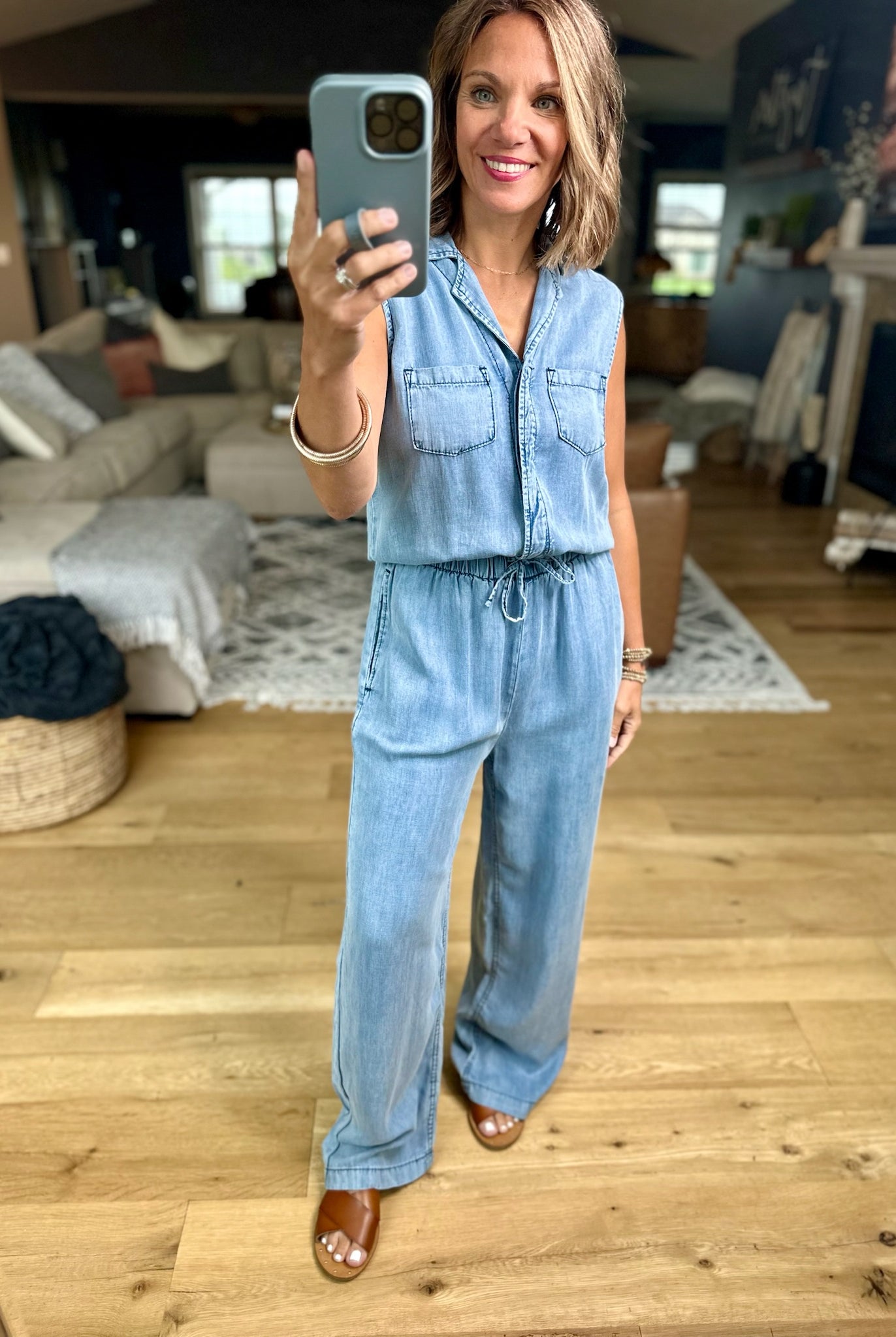 Everything We Have Tencel Jumpsuit-Wishlist-Anna Kaytes Boutique, Women's Fashion Boutique in Grinnell, Iowa