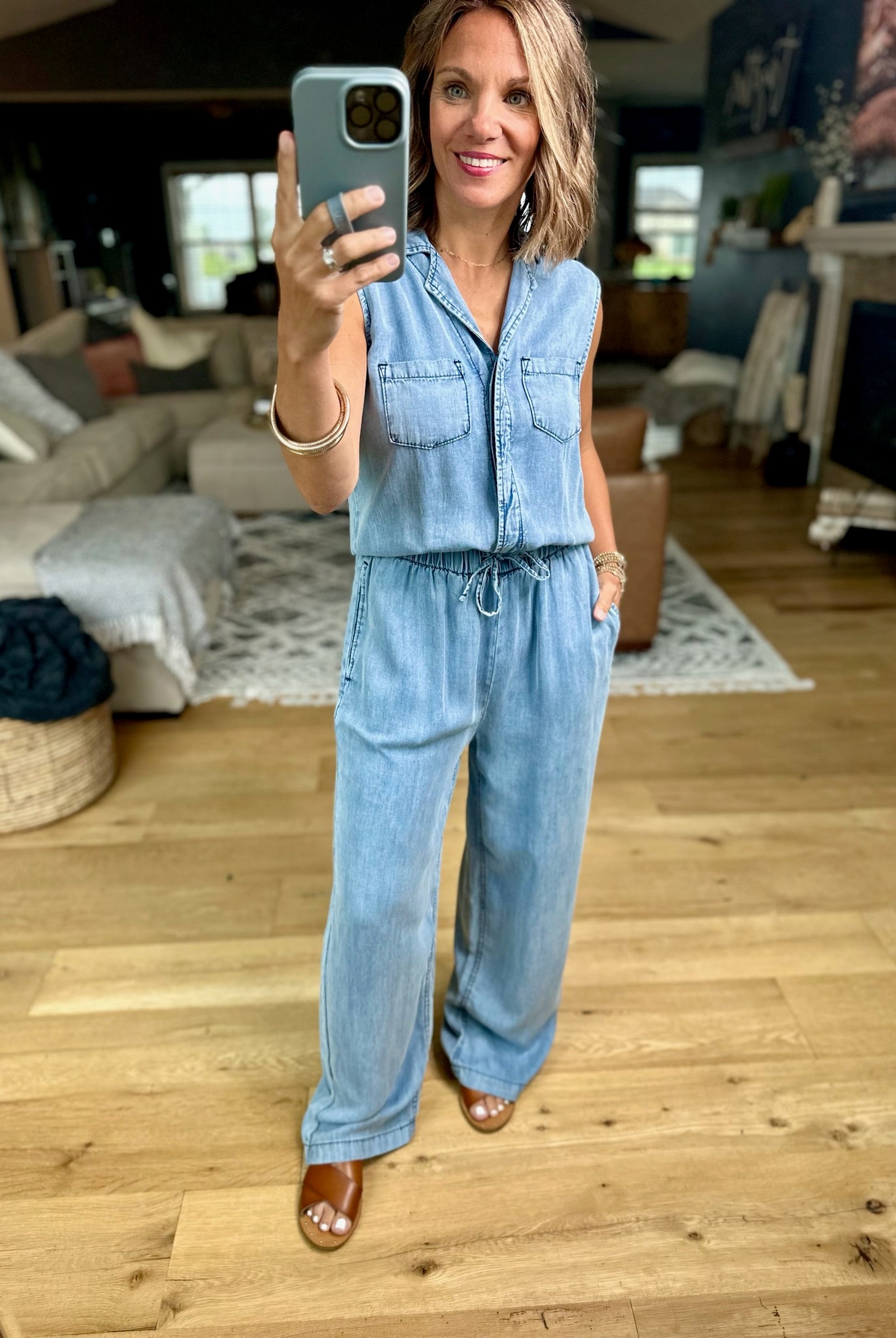 Everything We Have Tencel Jumpsuit-Wishlist-Anna Kaytes Boutique, Women's Fashion Boutique in Grinnell, Iowa