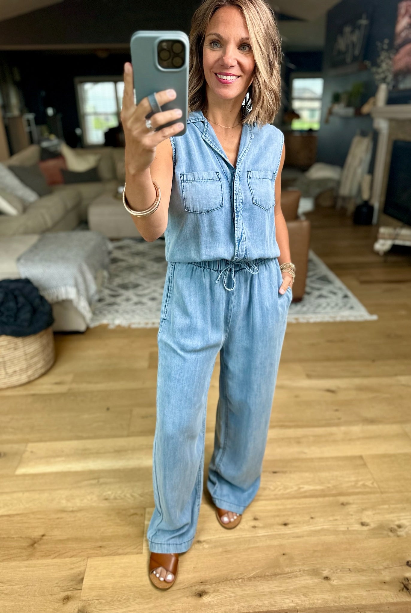 Everything We Have Tencel Jumpsuit-Wishlist-Anna Kaytes Boutique, Women's Fashion Boutique in Grinnell, Iowa