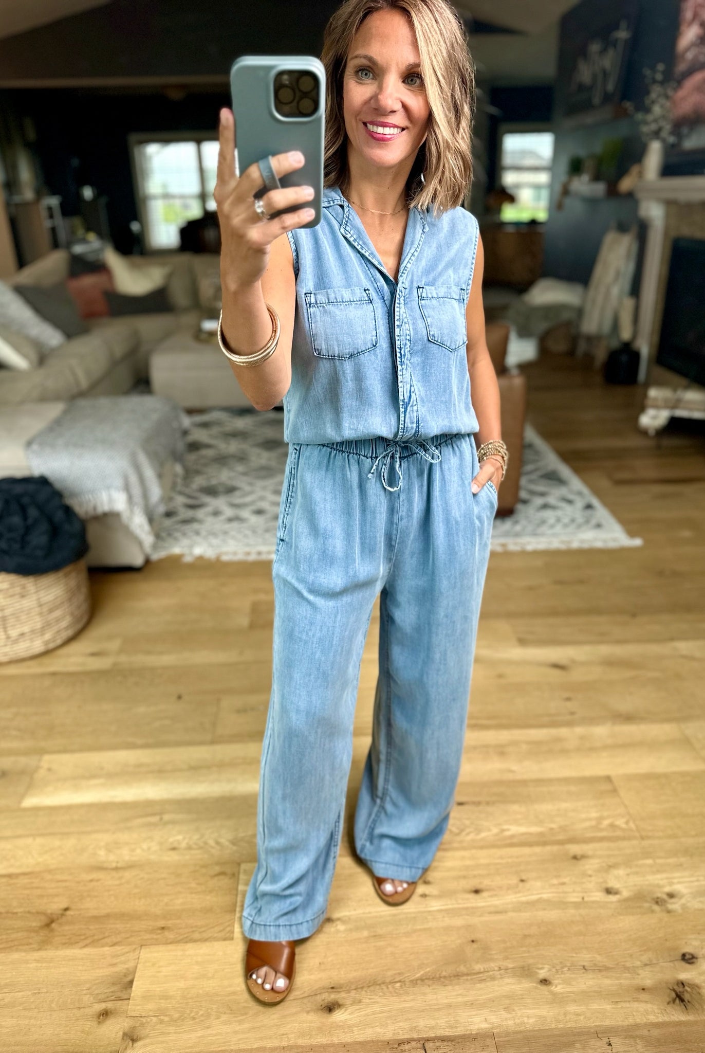 Everything We Have Tencel Jumpsuit-Wishlist-Anna Kaytes Boutique, Women's Fashion Boutique in Grinnell, Iowa