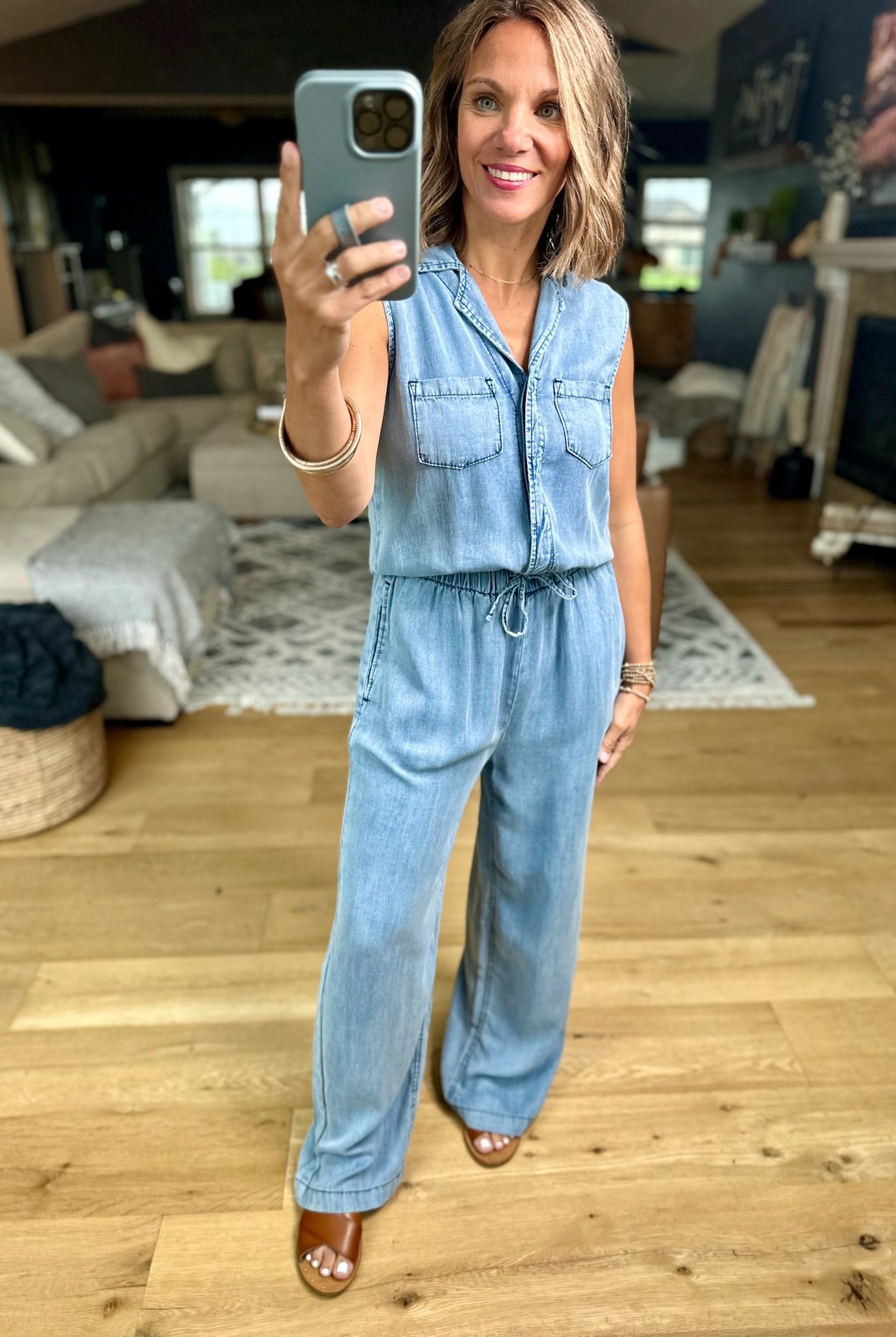 Everything We Have Tencel Jumpsuit-Wishlist-Anna Kaytes Boutique, Women's Fashion Boutique in Grinnell, Iowa