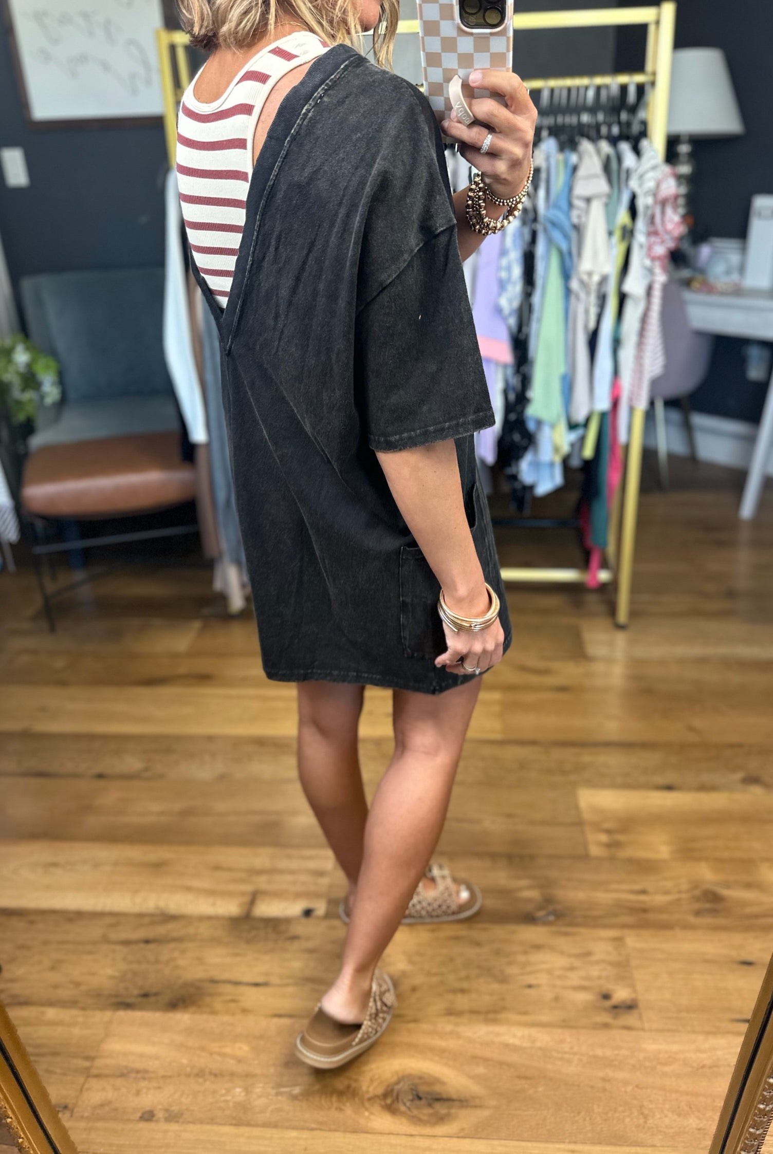 Keeping Tabs Pocket Romper - Multiple Options-Eesome-Anna Kaytes Boutique, Women's Fashion Boutique in Grinnell, Iowa