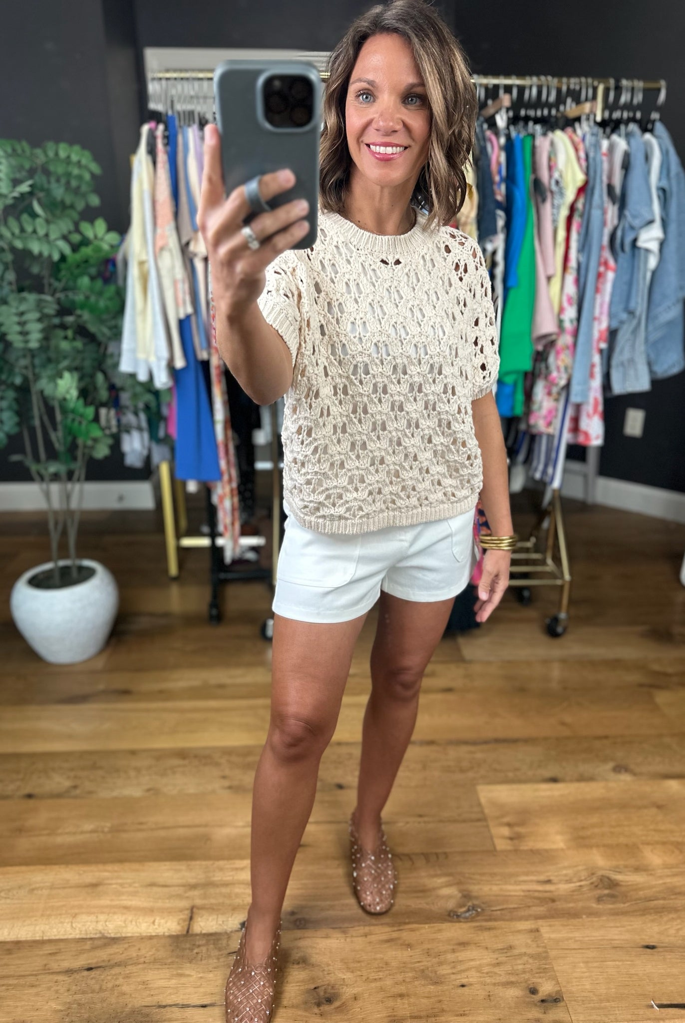 What I've Found Knit Top-Short Sleeves-ee:some-Anna Kaytes Boutique, Women's Fashion Boutique in Grinnell, Iowa