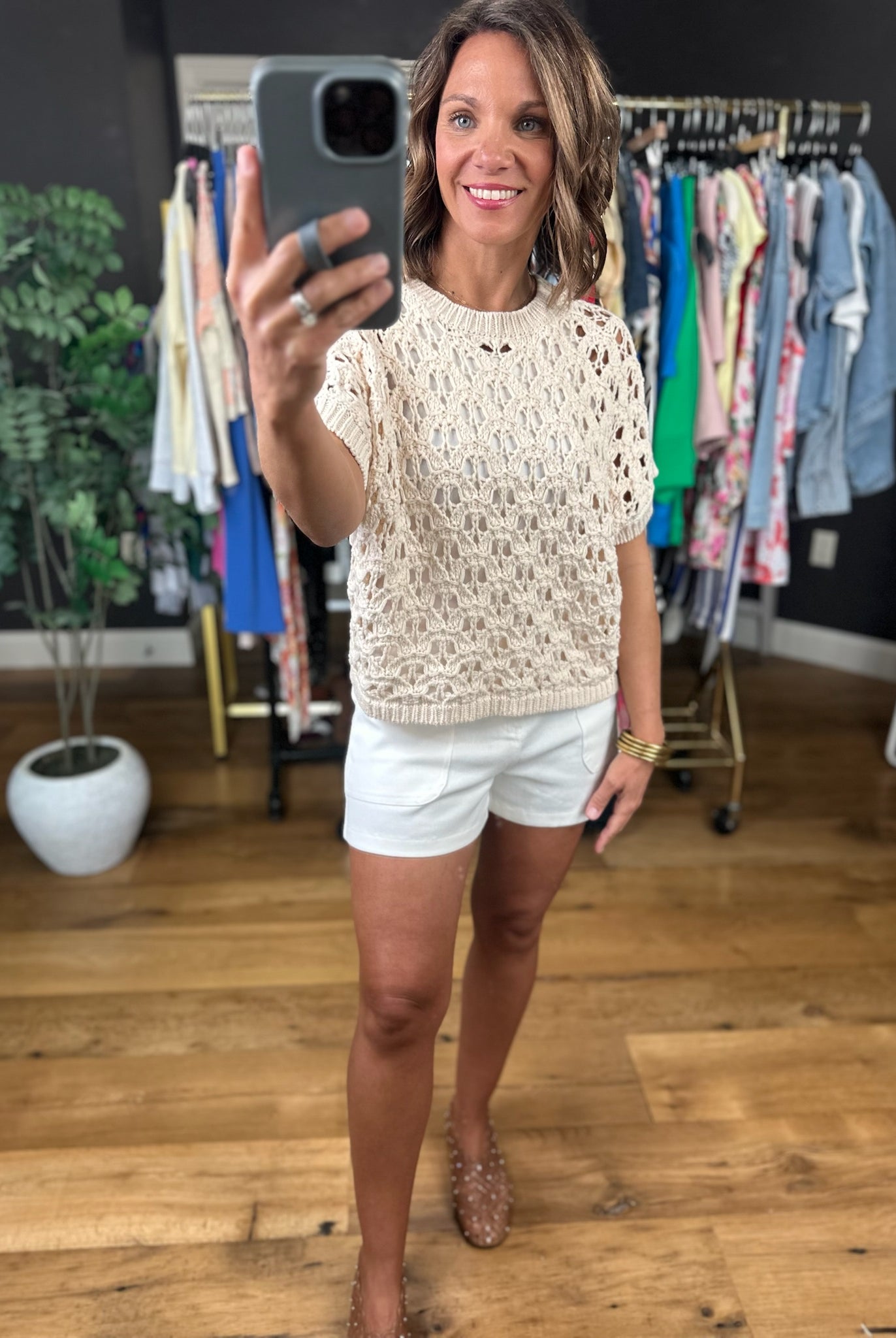 What I've Found Knit Top-Short Sleeves-ee:some-Anna Kaytes Boutique, Women's Fashion Boutique in Grinnell, Iowa